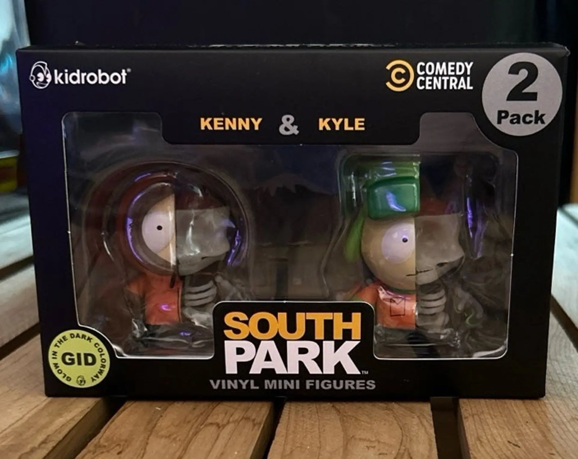 Kid Robot South Park Kenny And Kyle Vinyl Mini Figures 2 Pack