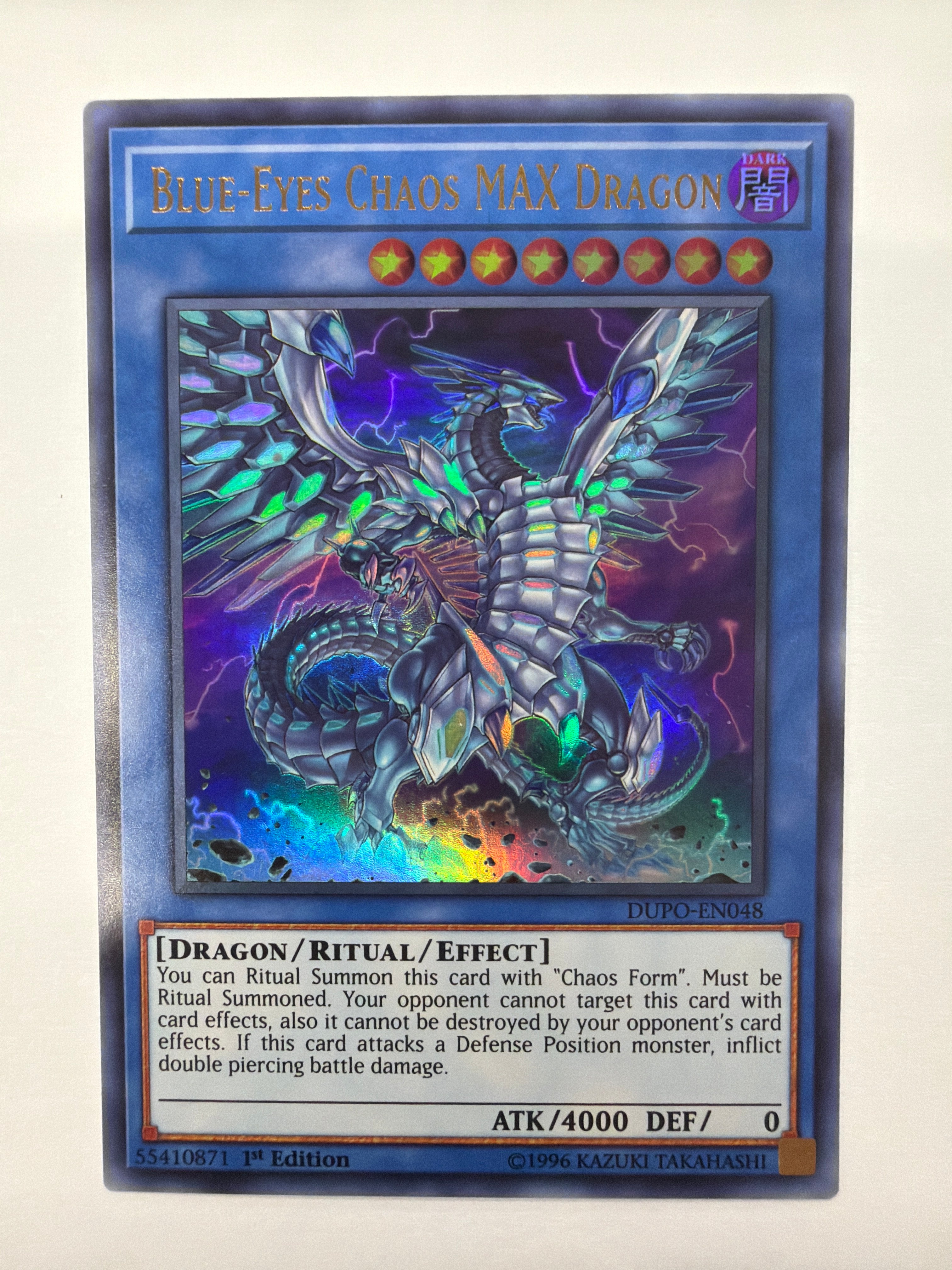 Yu-Gi-Oh! TCG - Duel Power 1st Edition Blue-Eyes Chaos MAX Dragon Ultra Rare NM