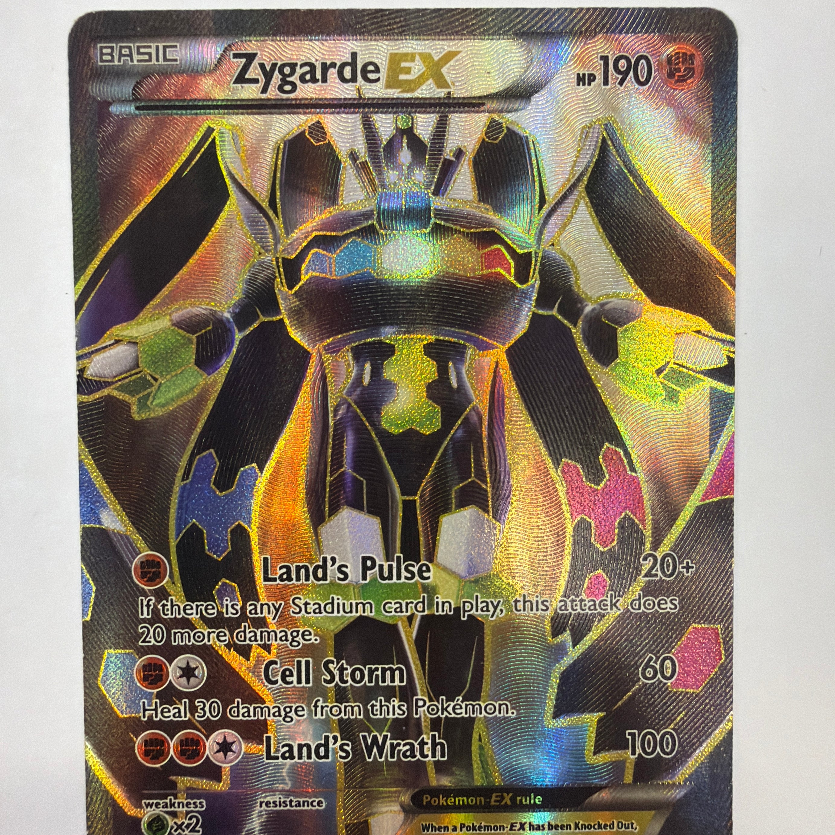 Pokémon TCG - XY Alternate Art Promo Zygarde EX 54a/124 MP