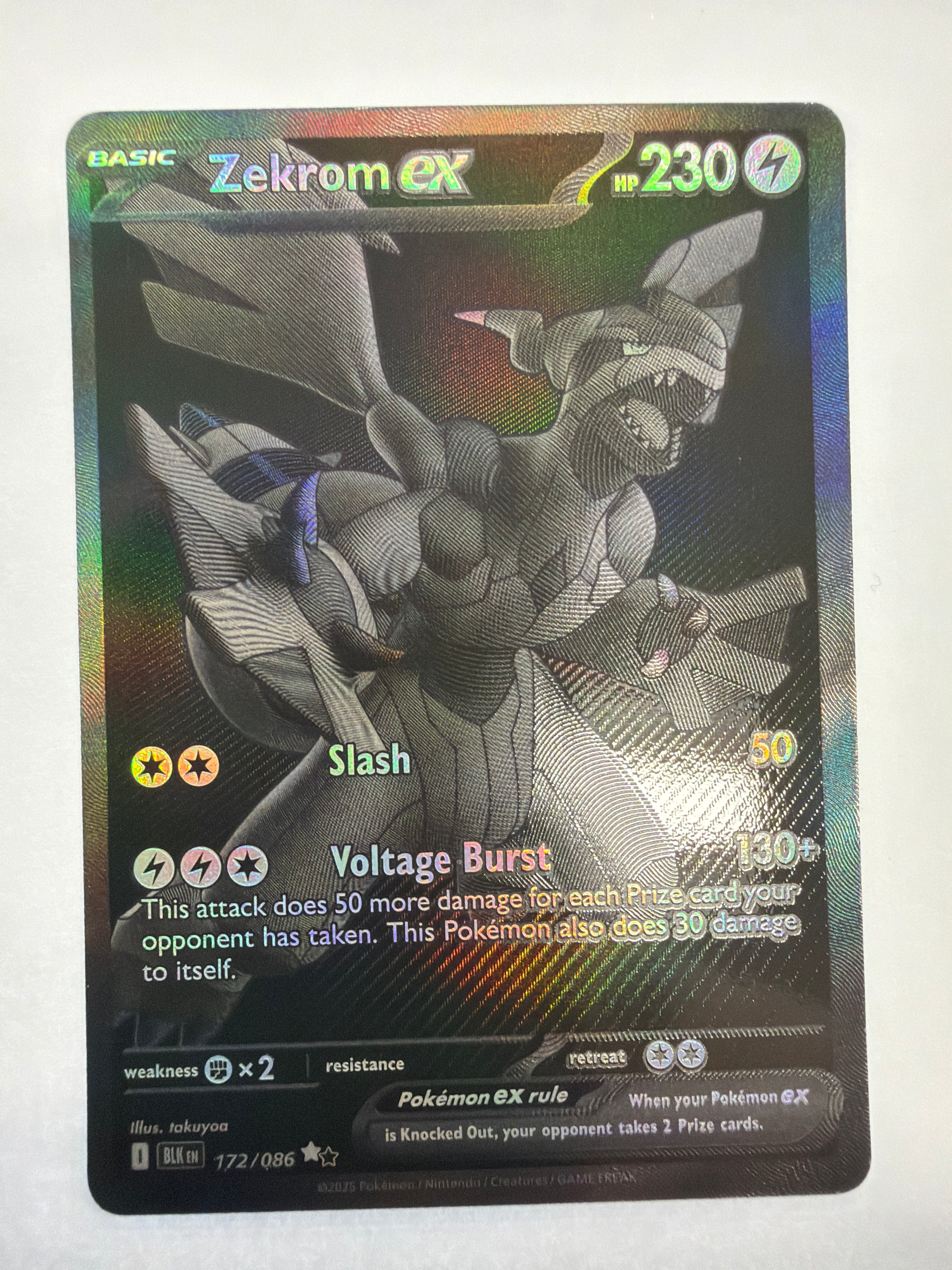 Pokemon TCG - Black Bolt Zekrom 162/086 NM