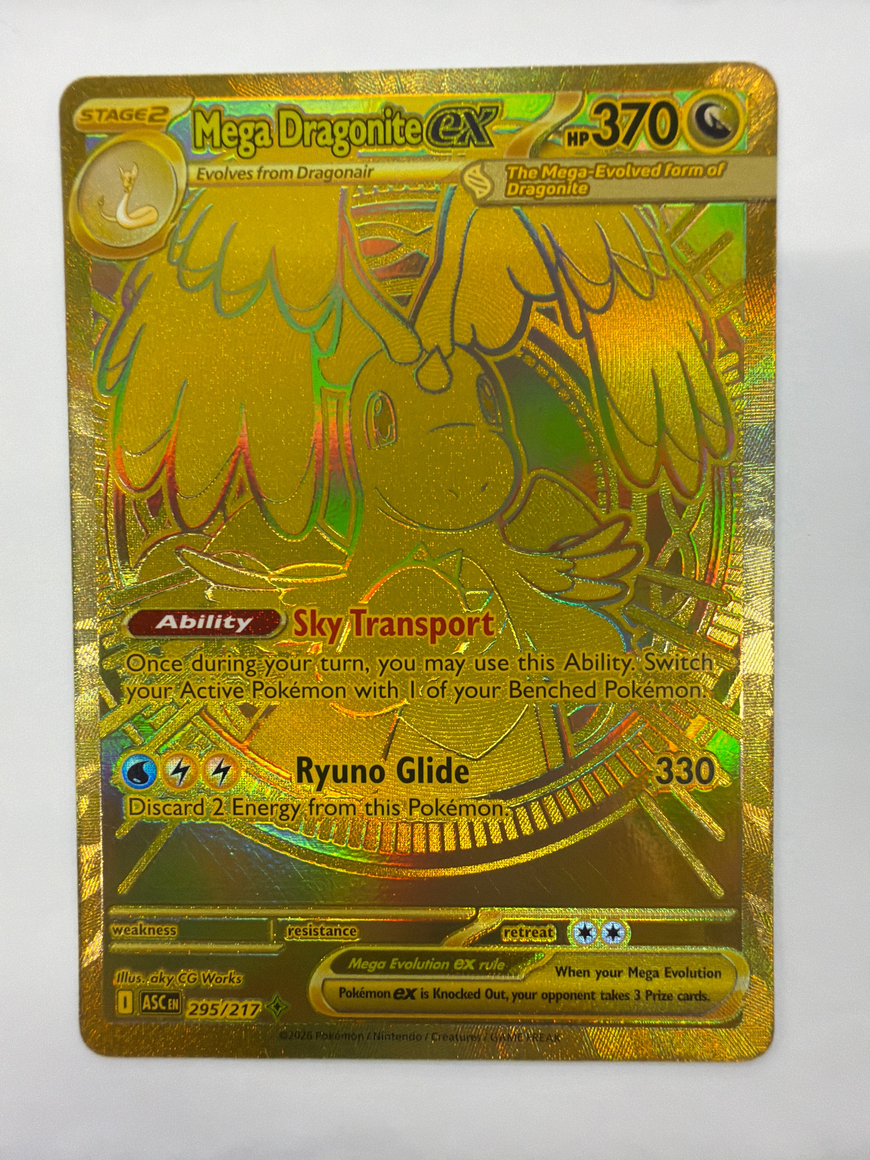 Pokémon TCG - Ascended Heroes Mega Dragonite ex 295/217 NM
