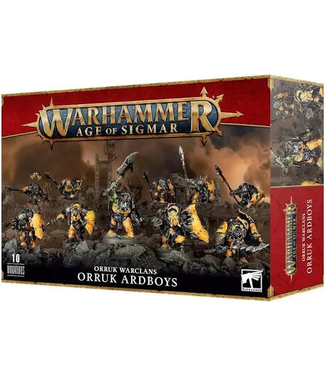 Warhammer Age of Sigmar Orruk Warclans Orruk Ardboys Model Kit