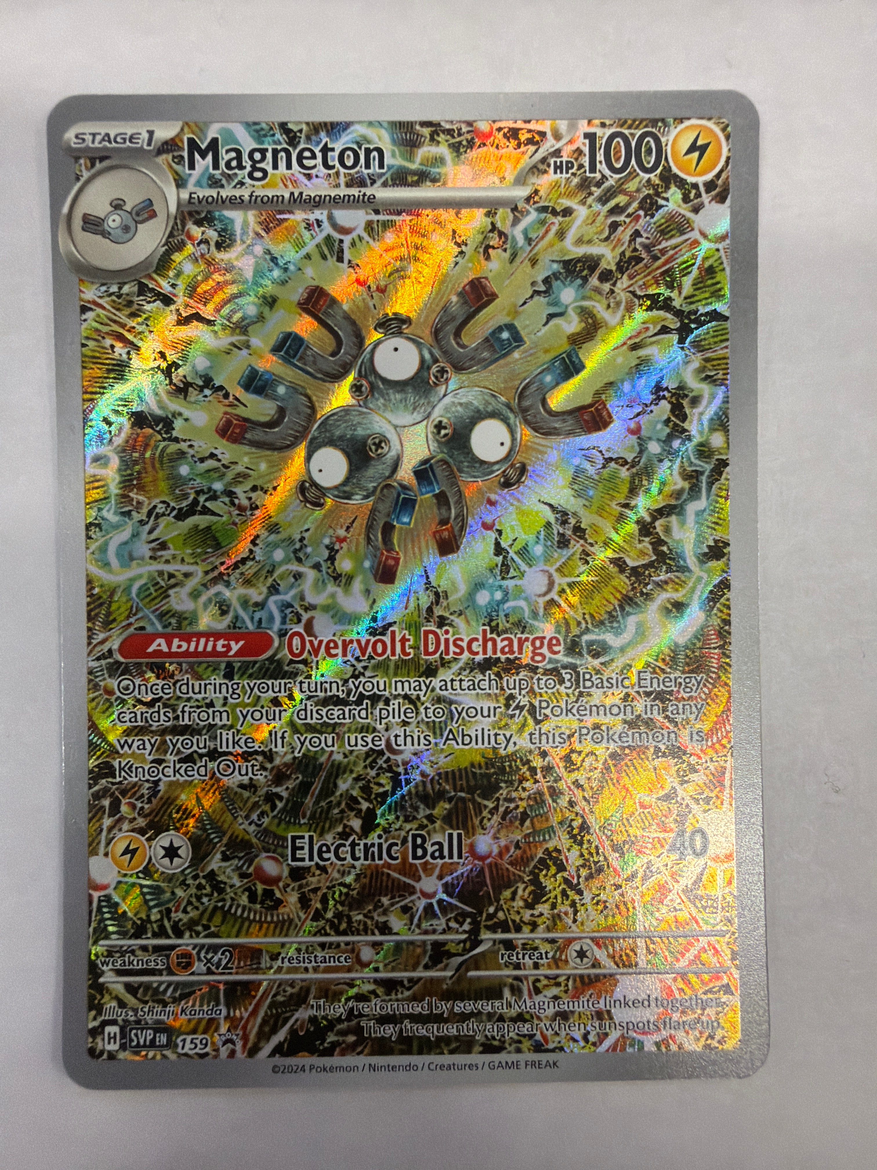 Pokémon TCG - Scarlet & Violet Promo Magneton 159 NM
