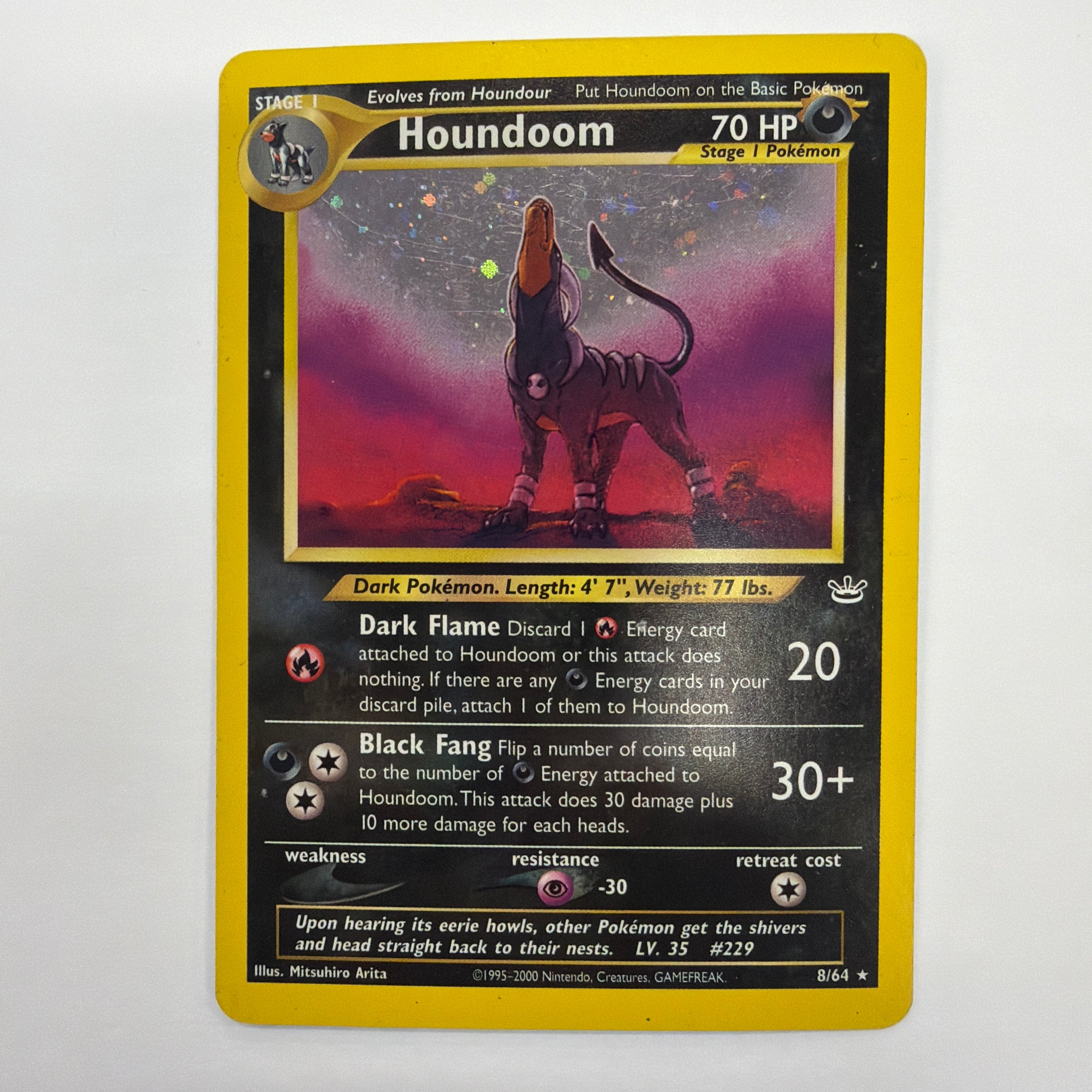 Pokémon TCG - Neo Revelation Unlimited Houndoom 8/64 NM