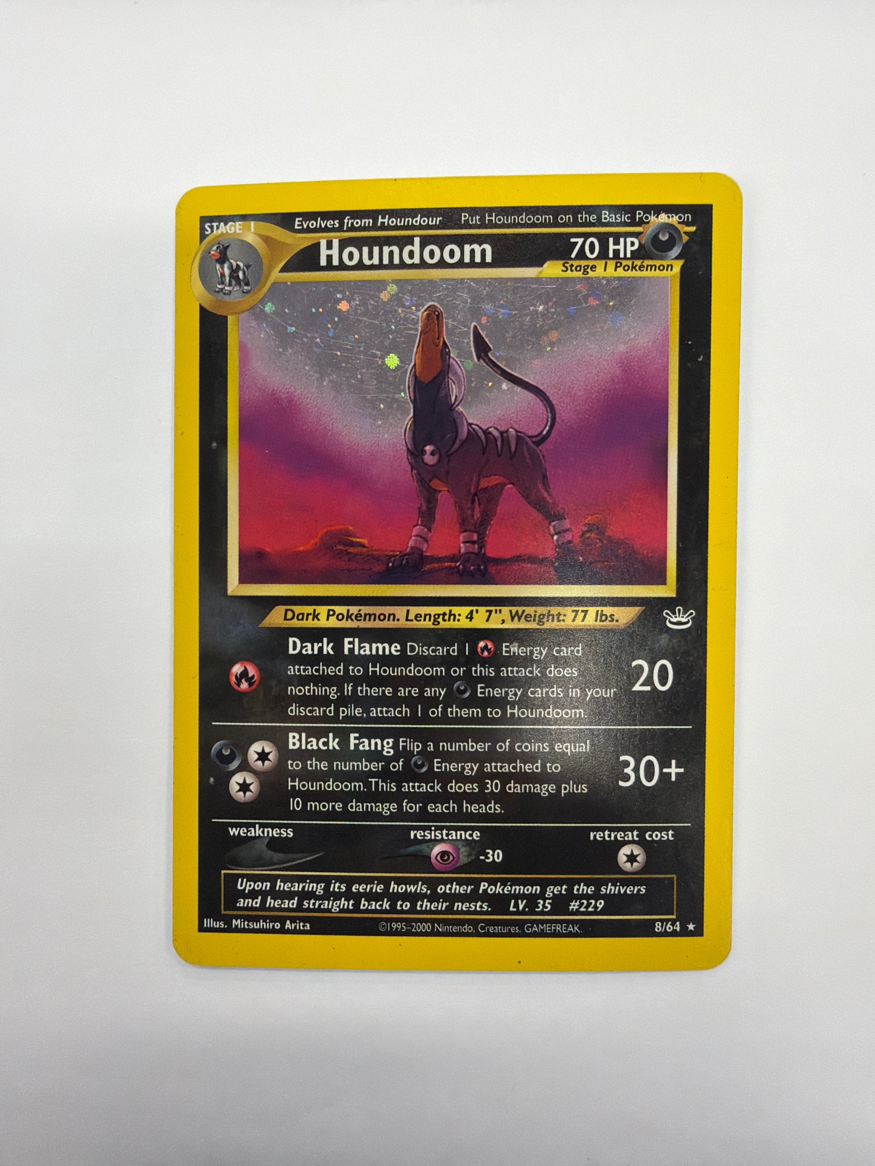 Pokémon TCG - Neo Revelation Unlimited Houndoom 8/64 NM