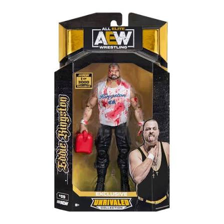 AEW Jazwares Unrivaled Collection Shop AEW Exclusive #09 1 of 3000 Eddie Kingston Action Figure