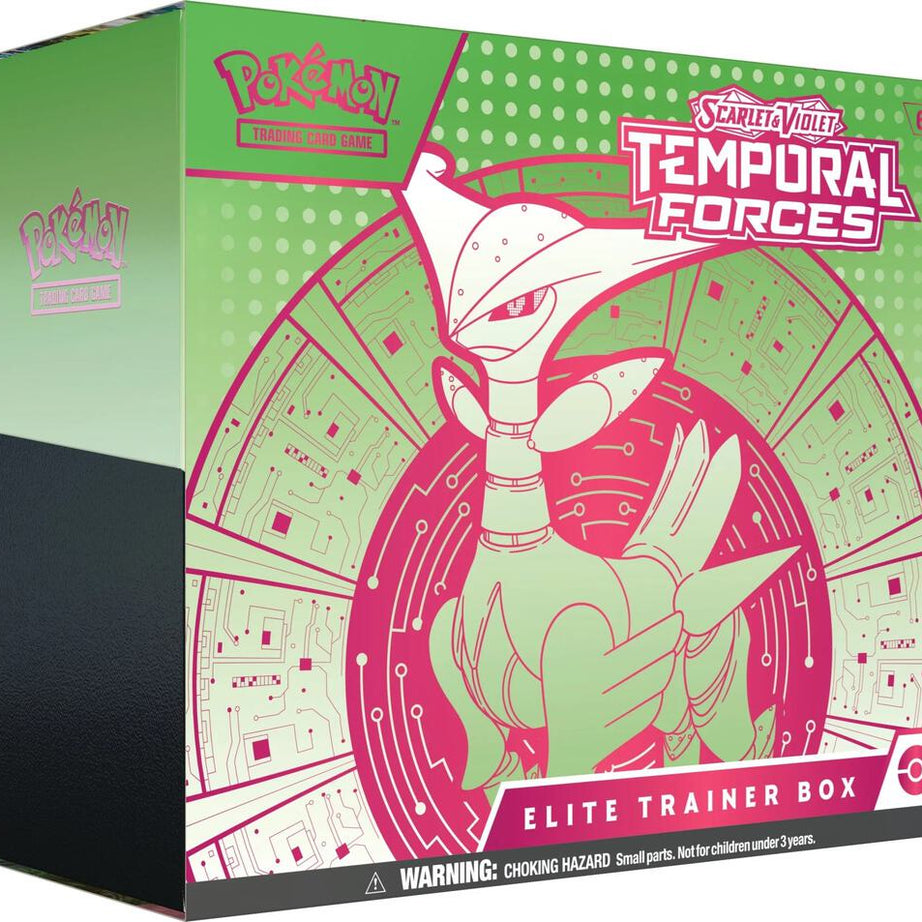 Pokémon TCG - Scarlet & Violet Temporal Forces Elite Trainer Box (Iron Leaves)