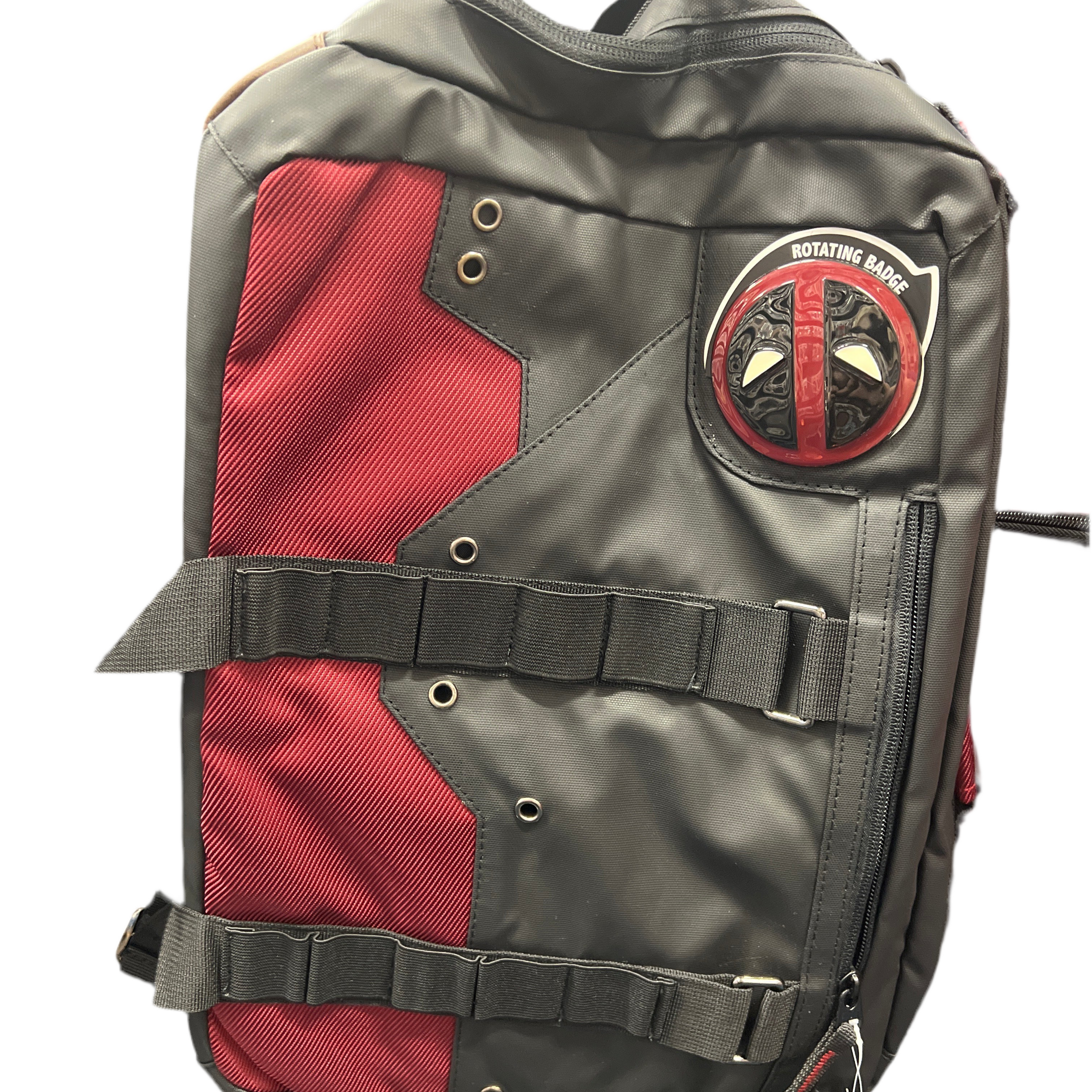 Deadpool Rotating Badge Backpack