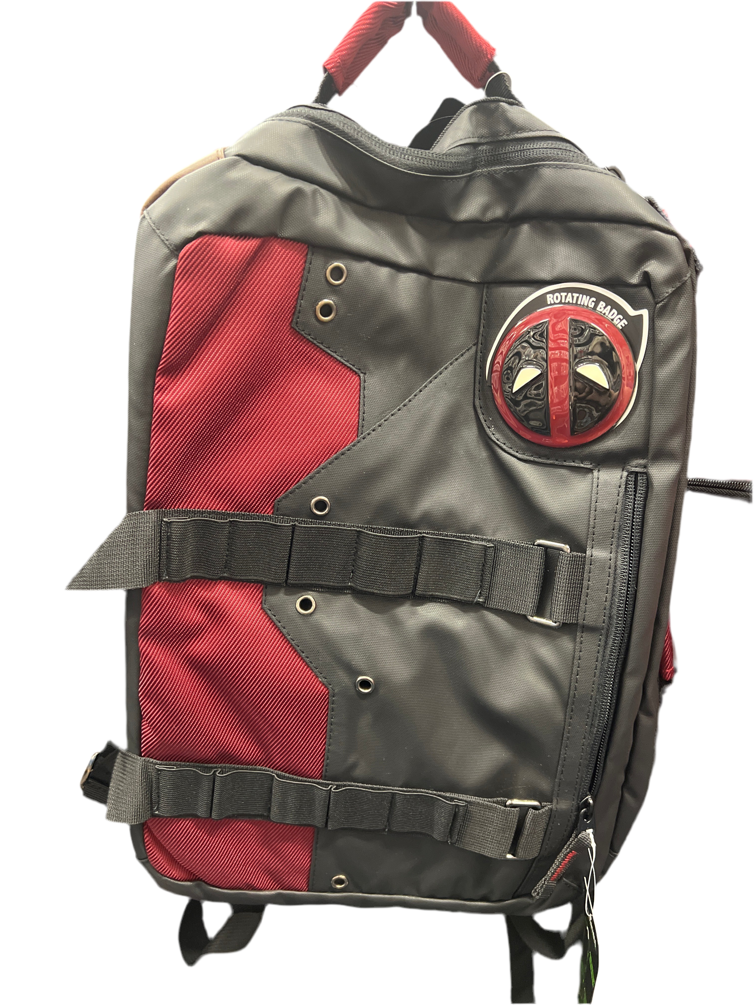 Deadpool Rotating Badge Backpack