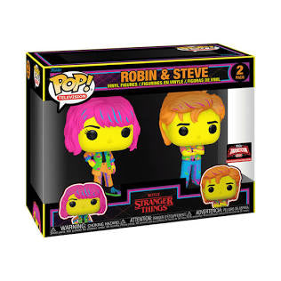 Funko Pop! Television Netflix Stranger Things Robin & Steve 2 Pack Funko Target Con 2024