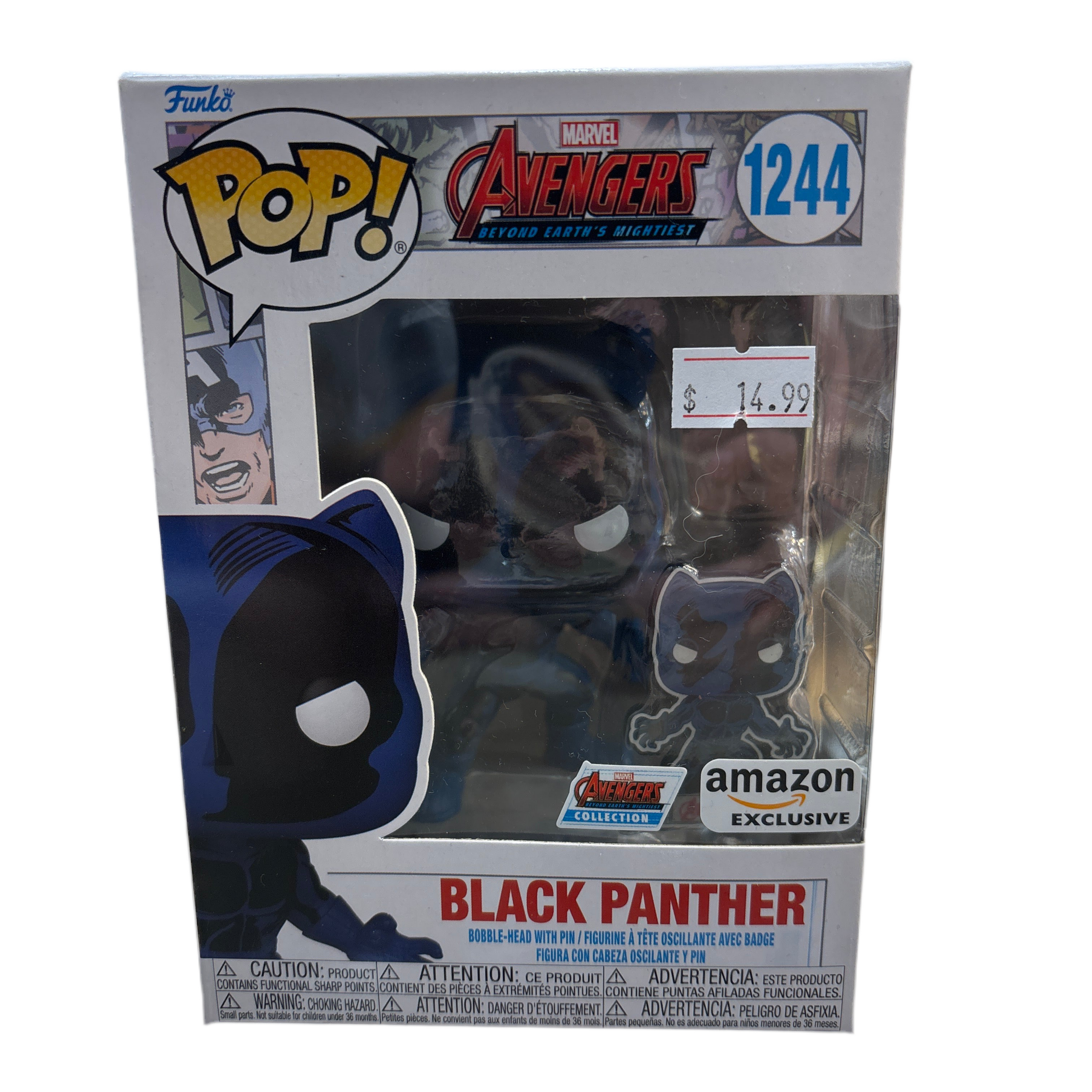 Funko Pop! Marvel Avengers Beyond Earths Mightiest Collection Black Panther Amazon Exclusive #1244