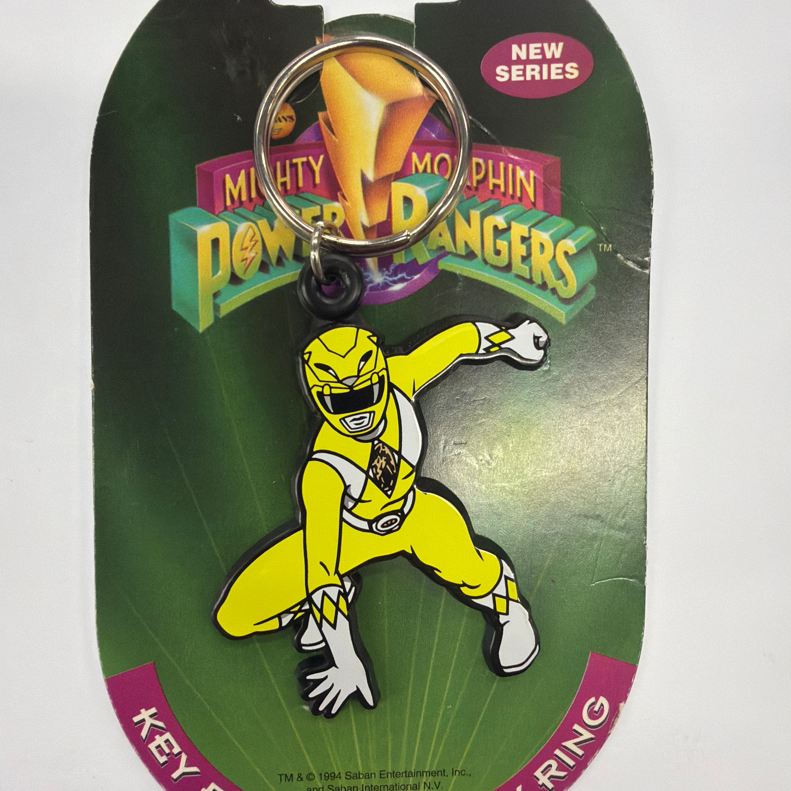 Dufort Mighty Morphin Power Rangers Yellow Rangers Key Ring