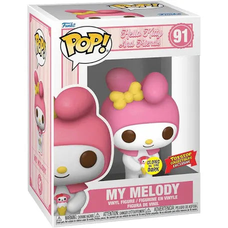 Funko Pop! Hello Kitty and Friends My Melody GITD Toy Stop Collectibles Exclusive #91