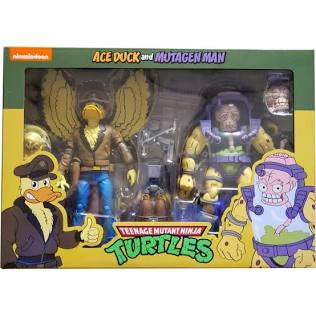 Neca Reel Toys Nickelodeon Teenage Mutant Ninja Turtles Ace Duck and Mutagen Man 2 Pack Action Figures