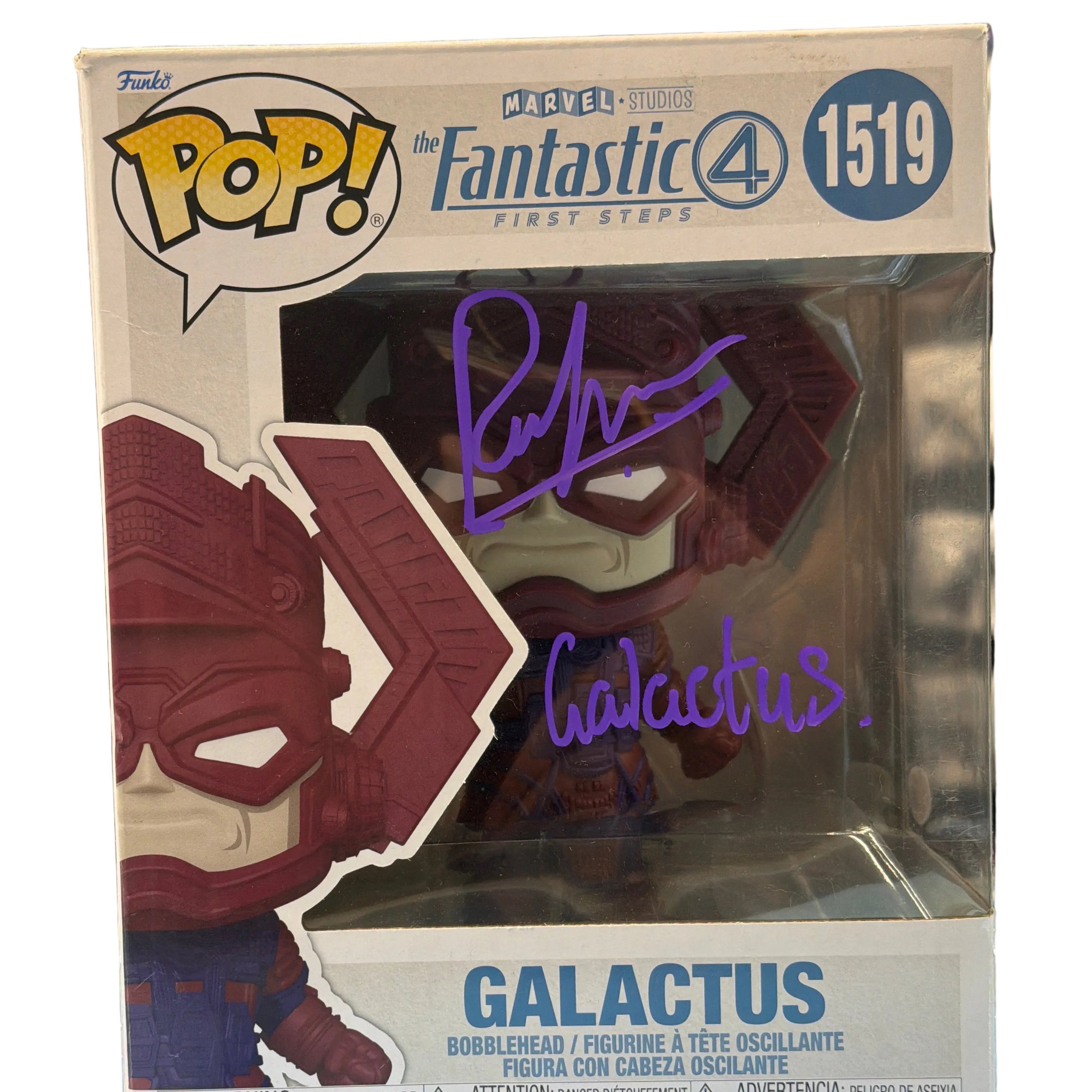 (SIGNED) Funko Pop! Marvel The Fantastic 4 First Steps Galactus #1519