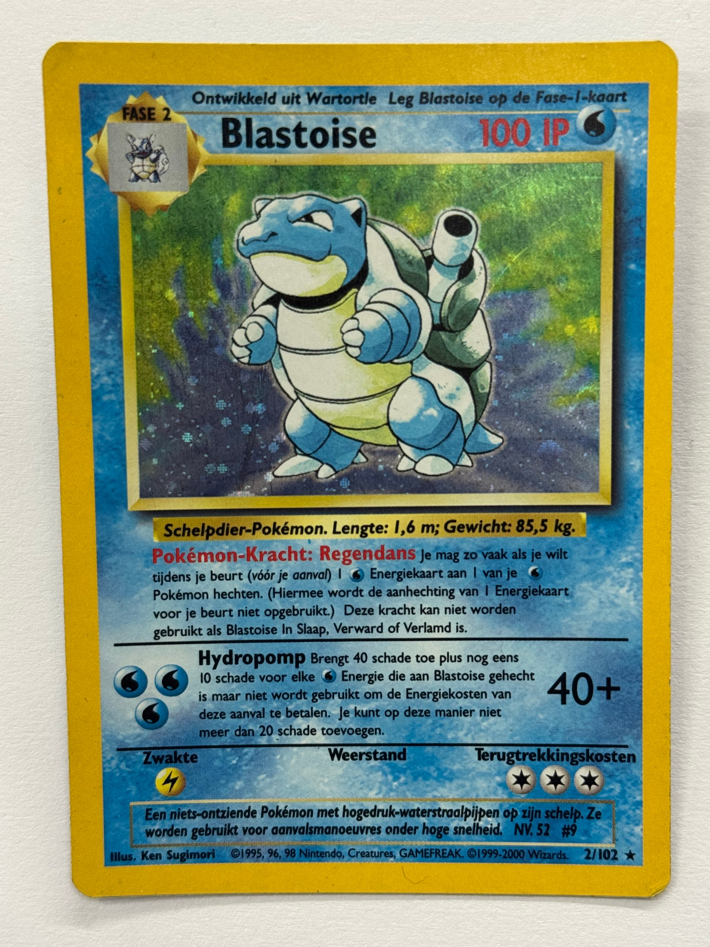 Pokémon TCG - Base Set Unlimited Blastoise 2/102 MP