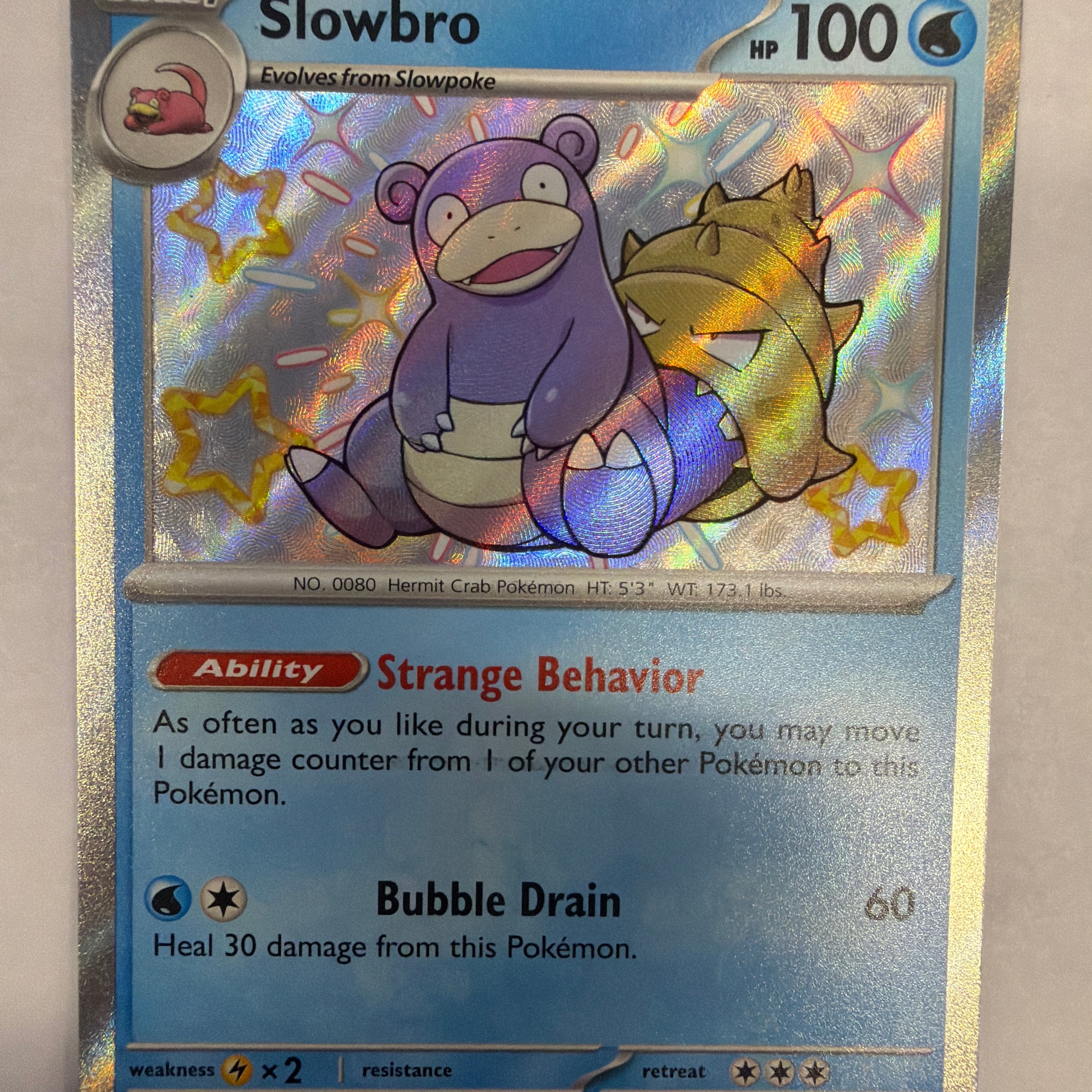 Pokémon TCG - Paldean Fates Slowbro 117/091 NM