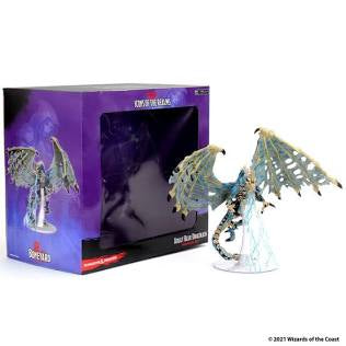 NECA Wizkids Dungeons & Dragons (D&D) Icons of the Realms- Adult Blue Dracolich Premium Set