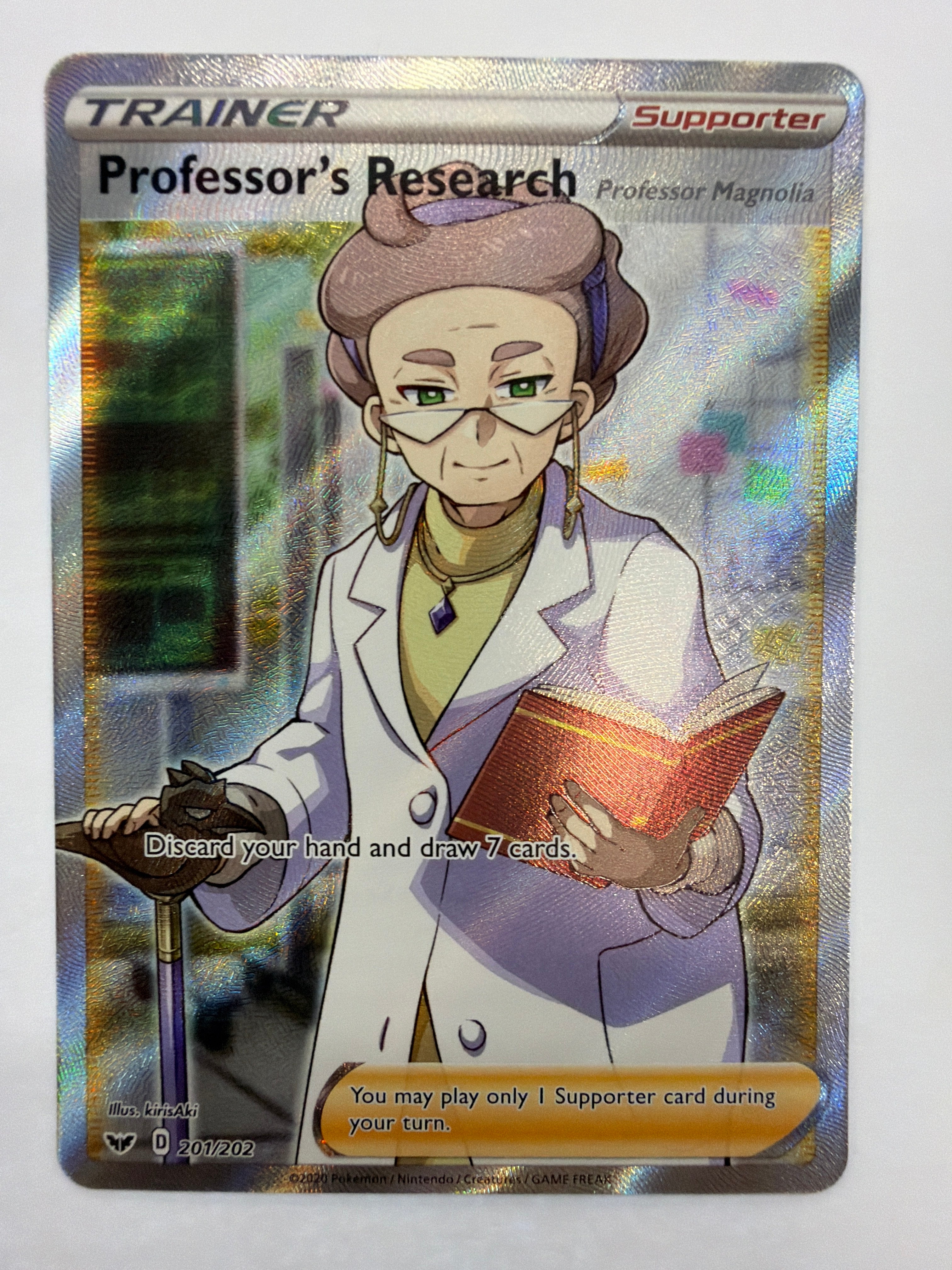 Pokémon TCG - Sword & Shield Base Set Professor's Research 201/202 NM