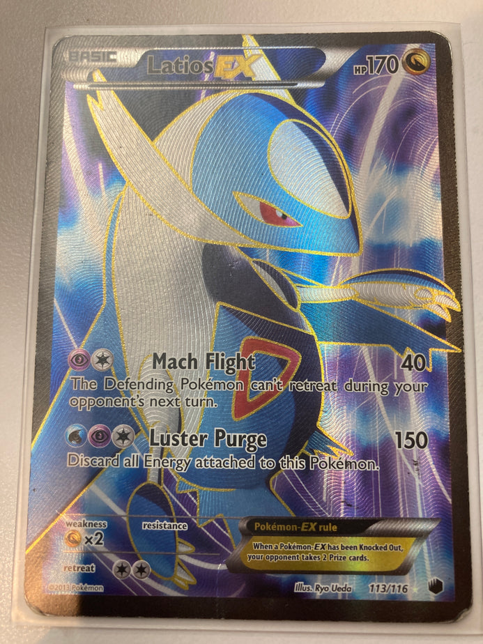 Pokémon TCG Latios Ex 114/116 Plasma Freeze Full Art MP/HP – True Believers  Gaming and Collectibles