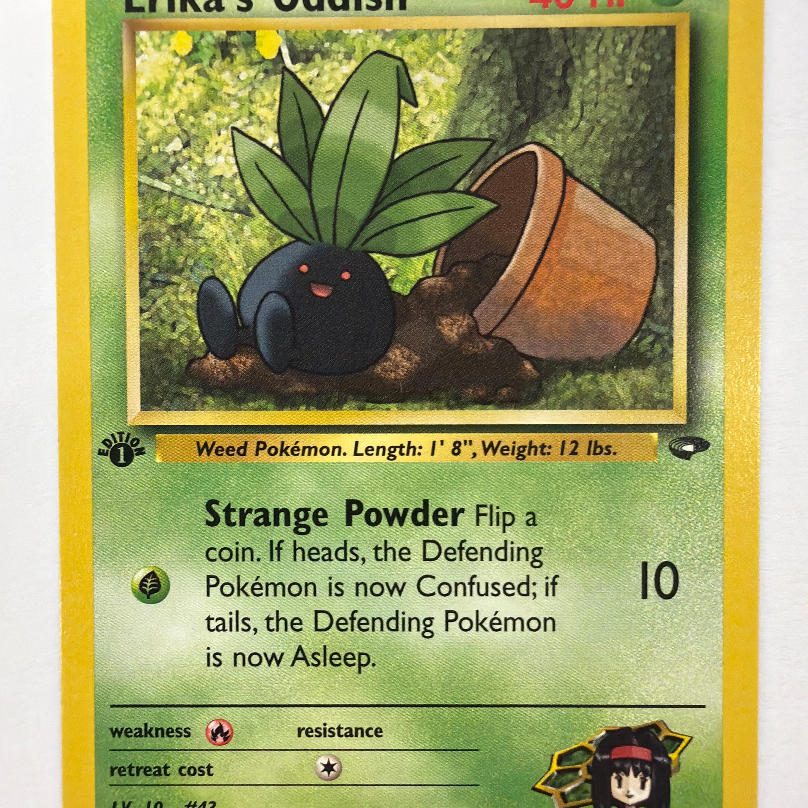 Pokémon TCG - Gym Challenge 1st Edition Erika's Oddish 70/132 Non-Holo NM