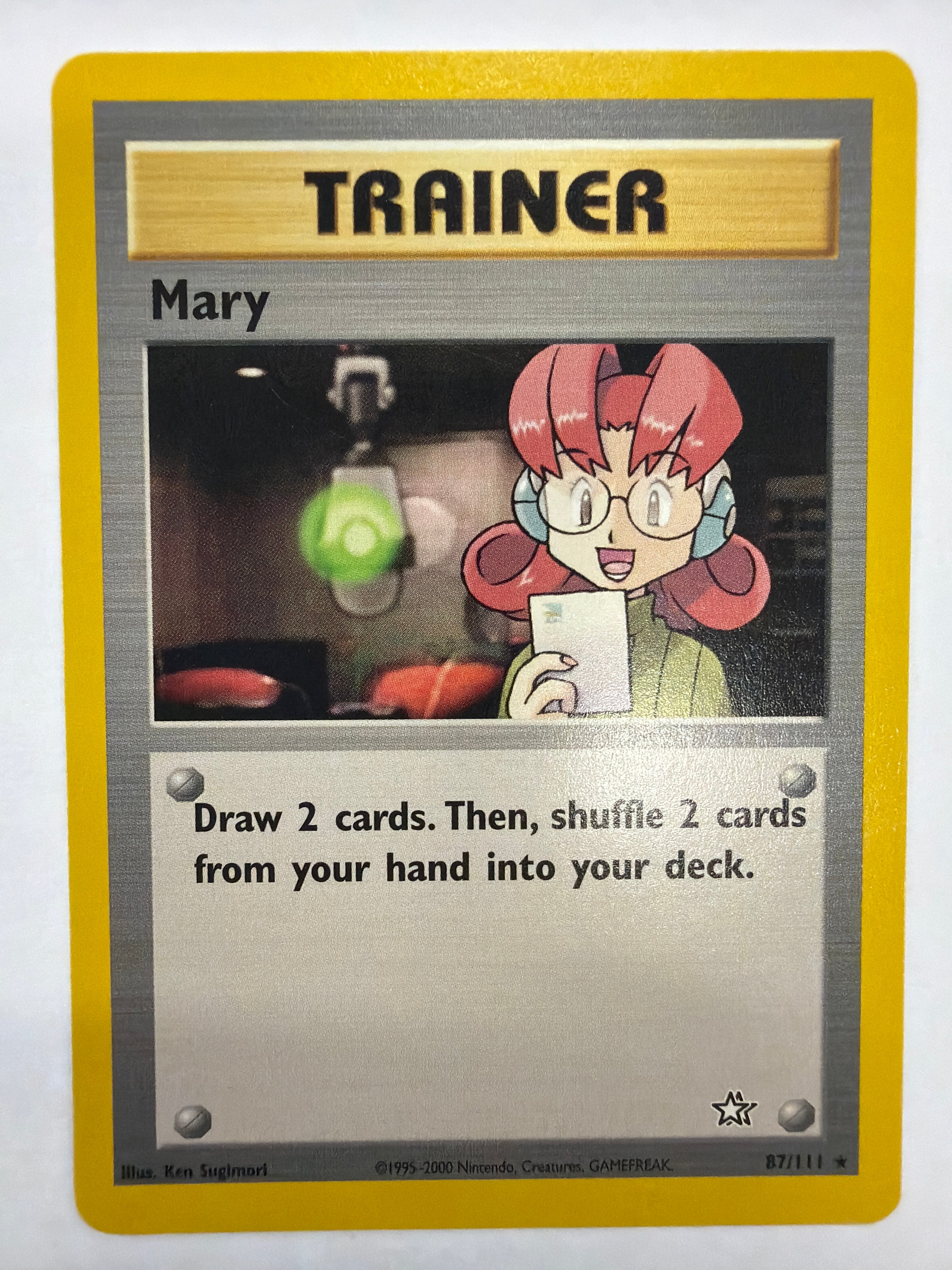 Pokémon TCG - Neo Genesis Unlimited Mary 87/111 Non-Holo NM