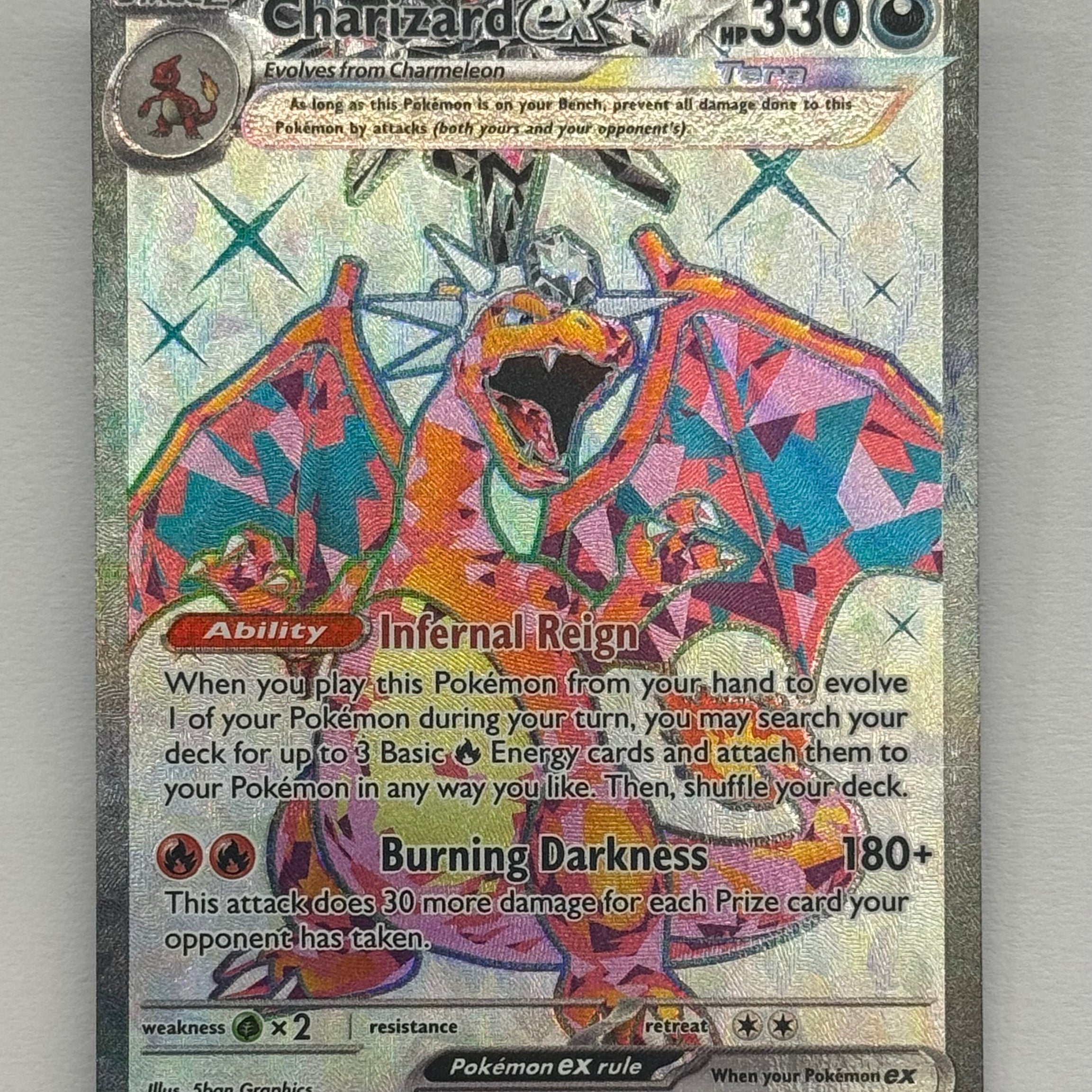 Pokémon TCG - Obsidian Flames Charizard EX 215/197 NM