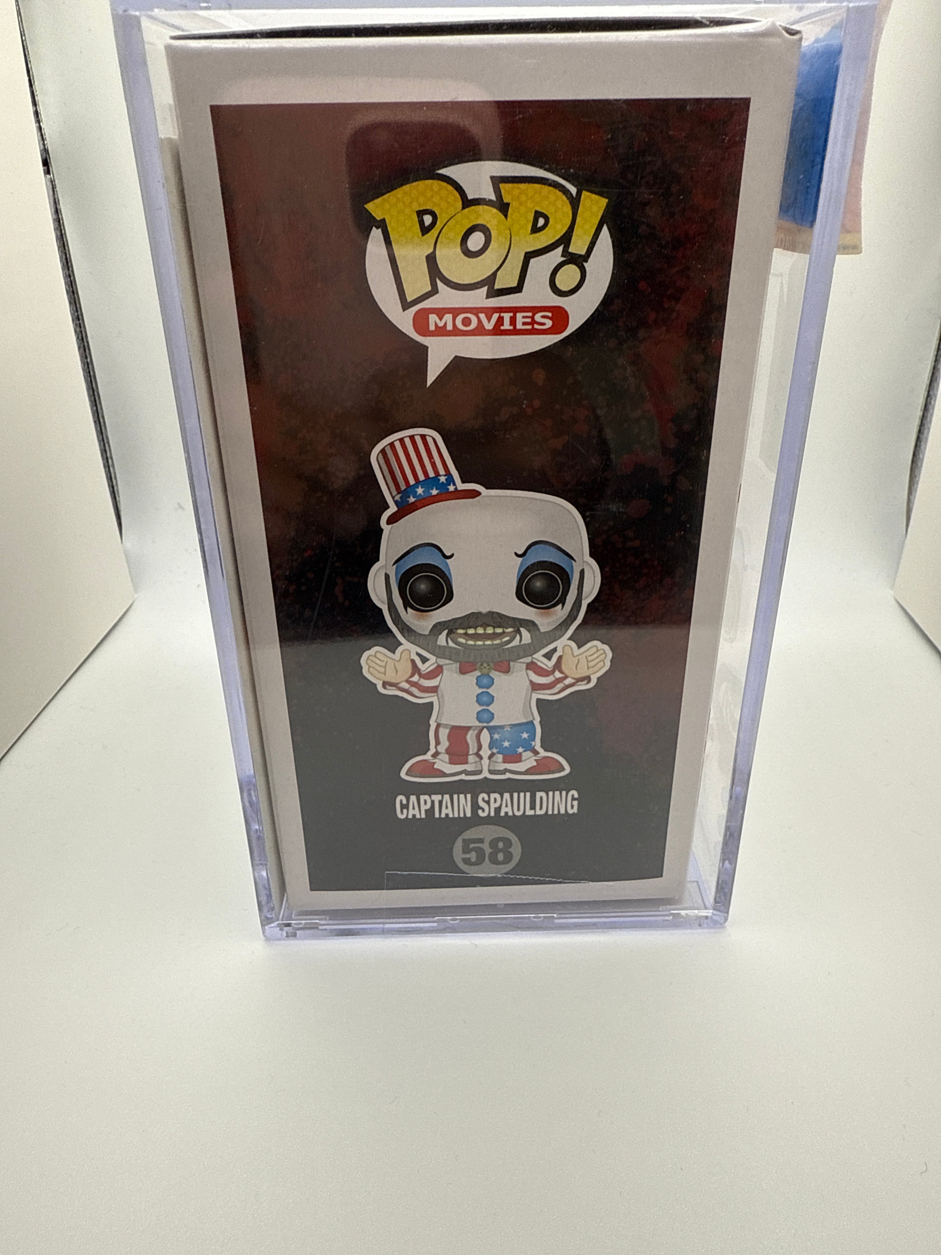 Signed Funko Pop Movies Captain Spaulding From the Classic Rob Zombie Film, Captain Spaulding #58