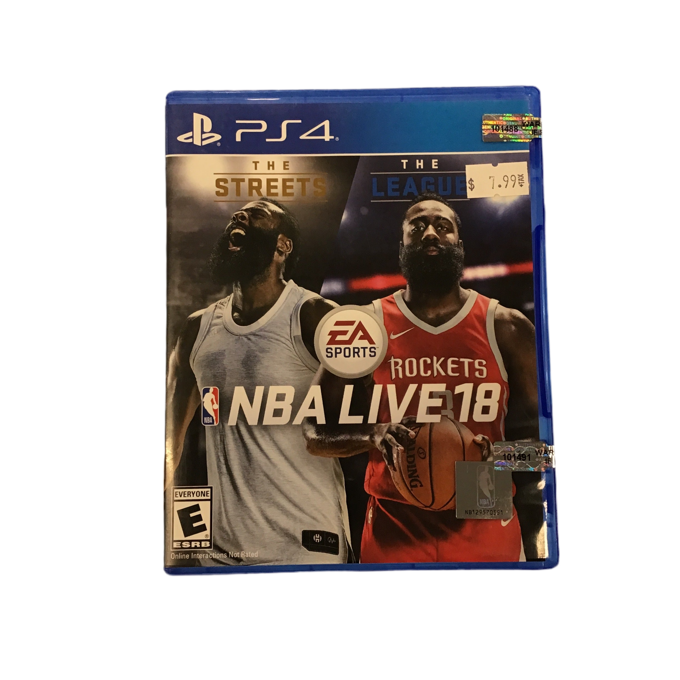 PS4 NBA LIVE 18 Video Game