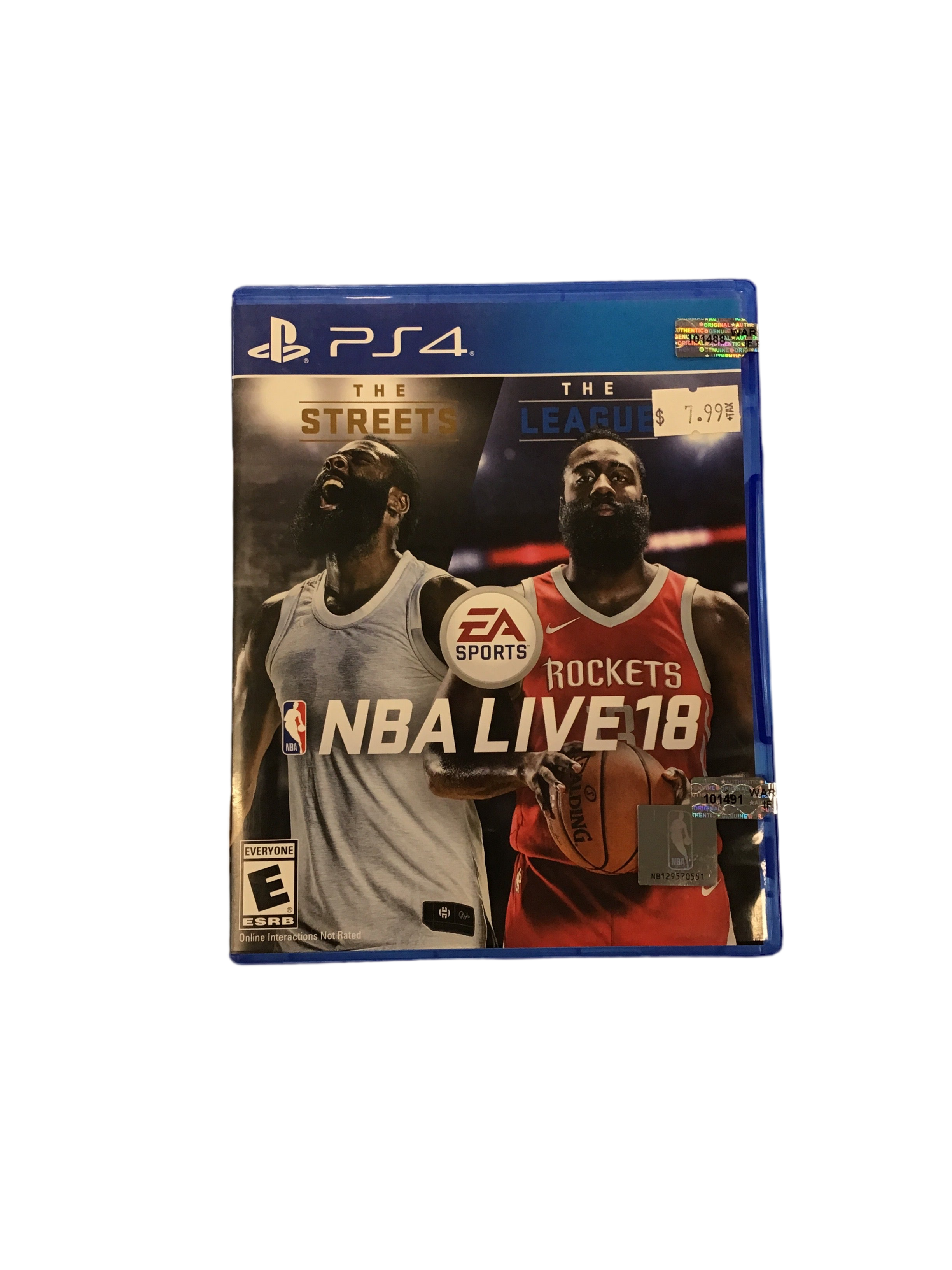 PS4 NBA LIVE 18 Video Game