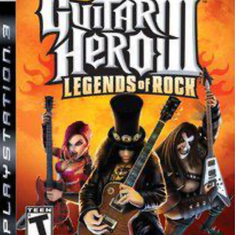 PS3 Guitar Hero III Legends of Rock Video Game