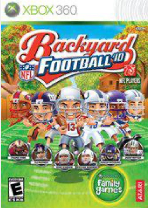 XBOX 360 Backyard NFL Football ‘10 Video Game