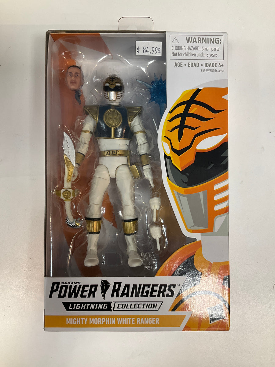 Hasbro Mighty Morphin Power Rangers Lightning Collection White Ranger ...