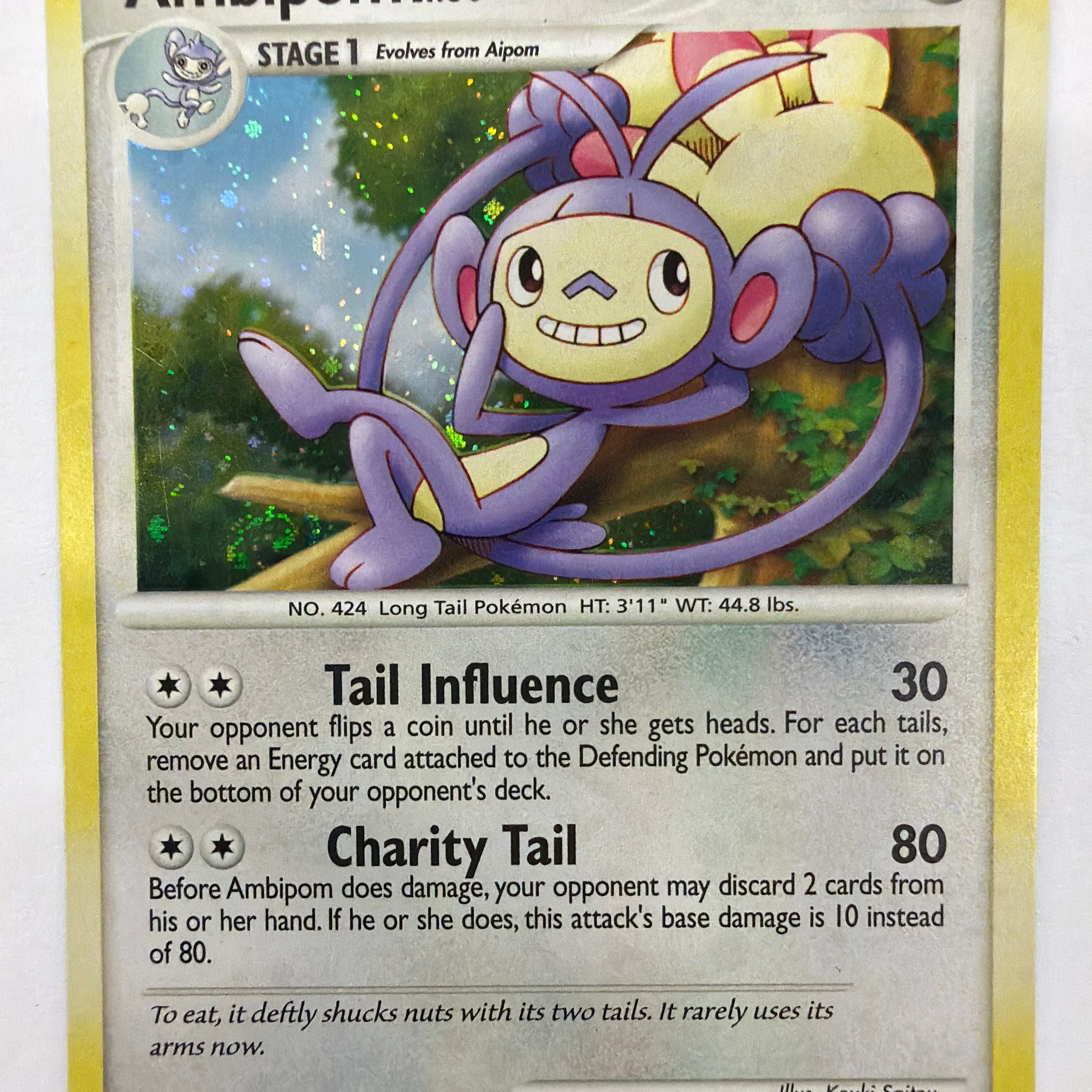 Pokémon TCG - Mysterious Treasures Ambipom 3/123 Holo LP