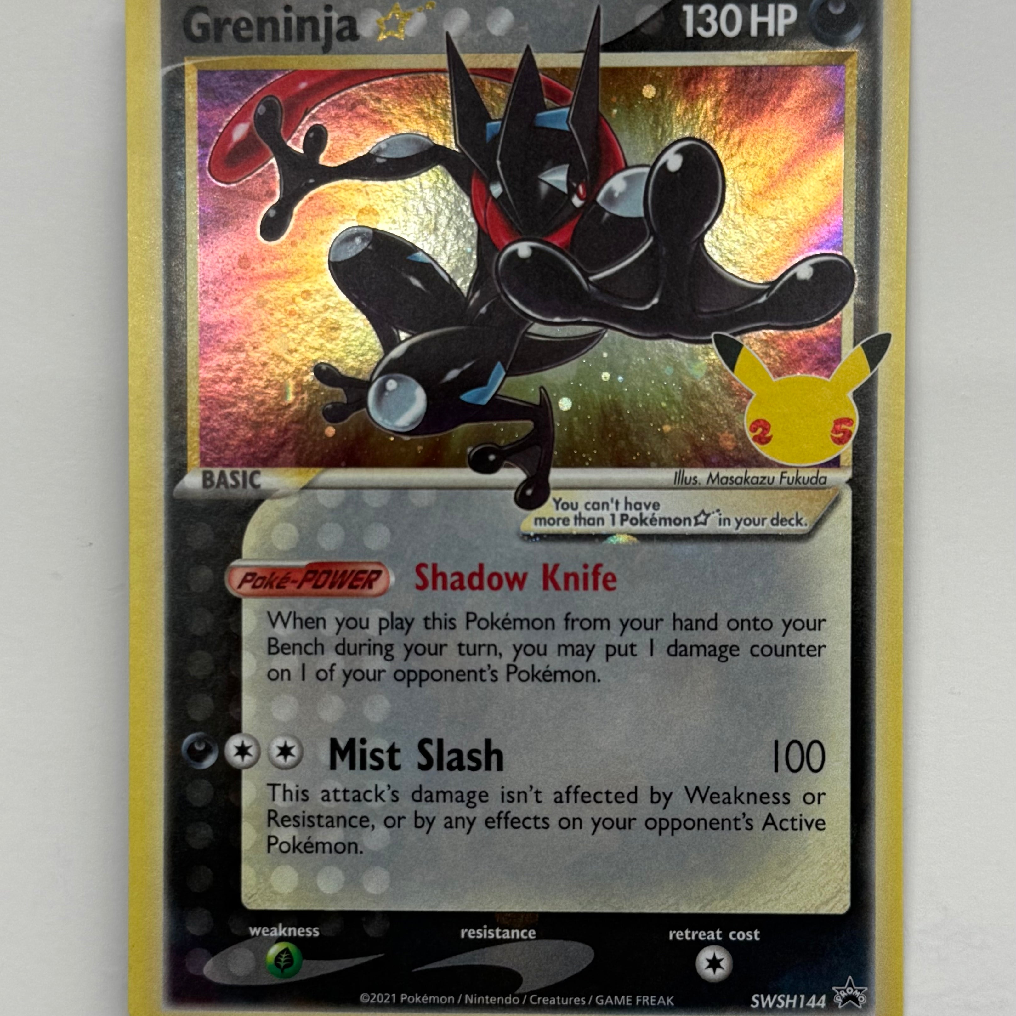 Pokémon TCG - Sword & Shield Promo Cards Greninja SWSH144 NM