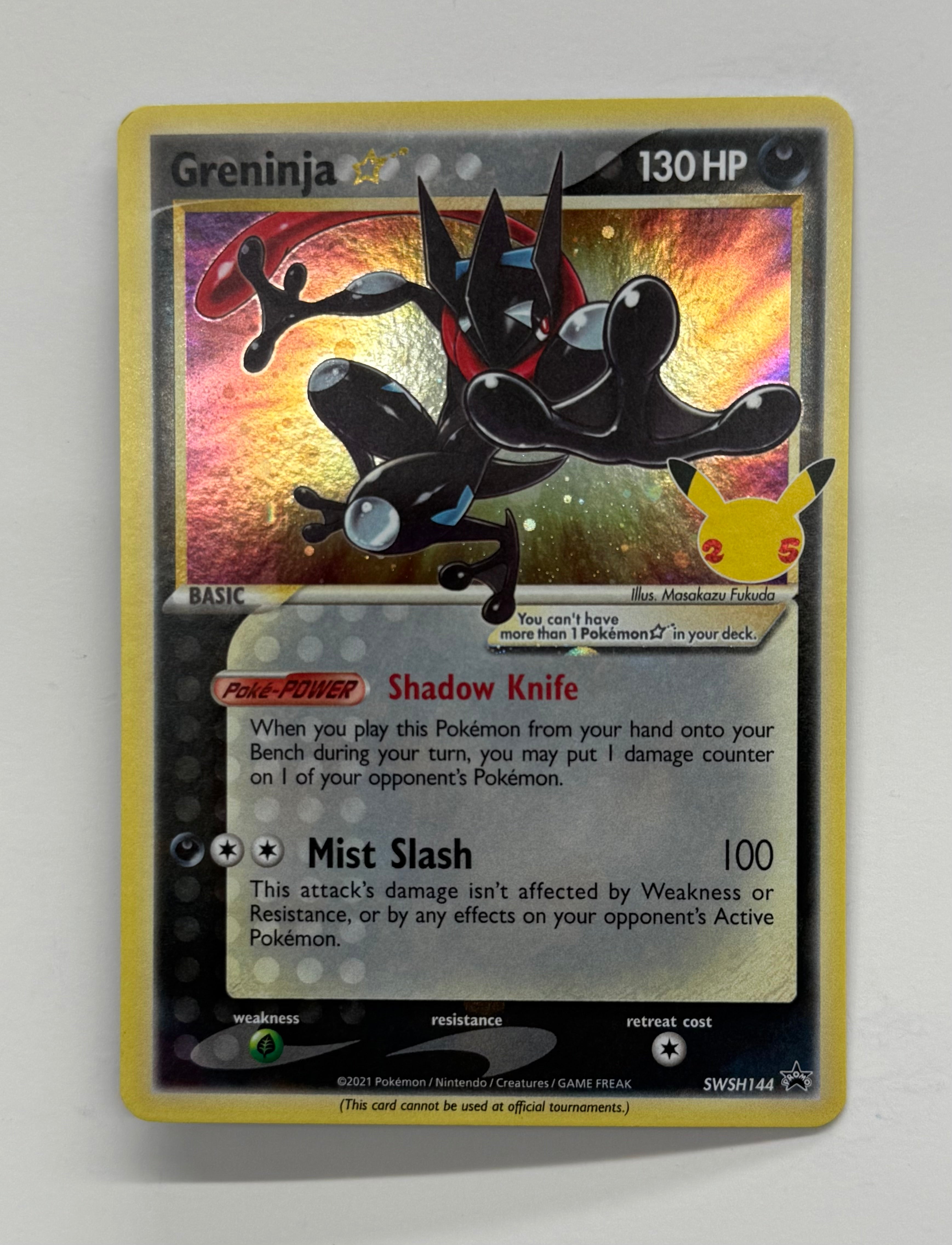 Pokémon TCG - Sword & Shield Promo Cards Greninja SWSH144 NM