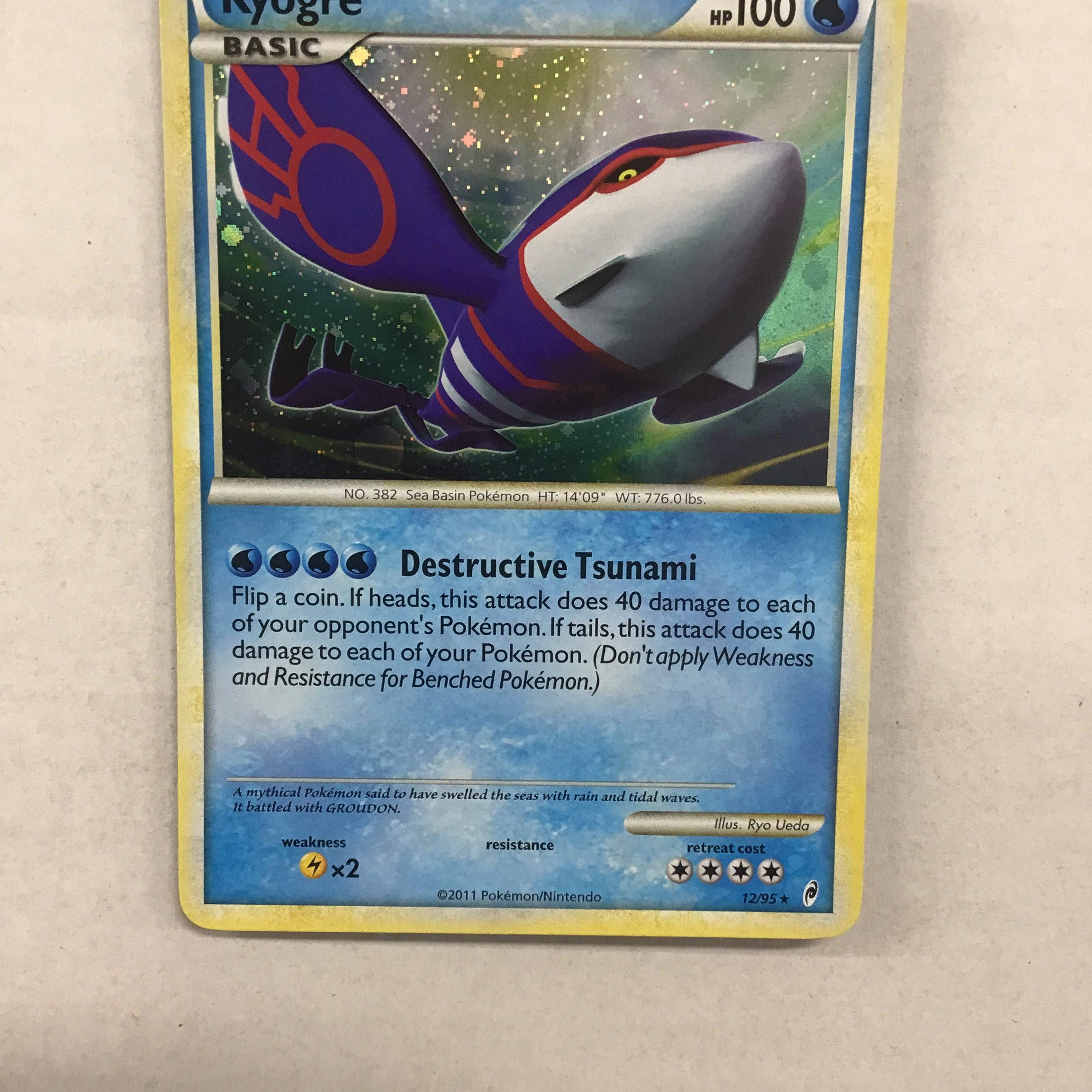 Pokémon TCG - Call of Legends Kyogre 12/95 NM