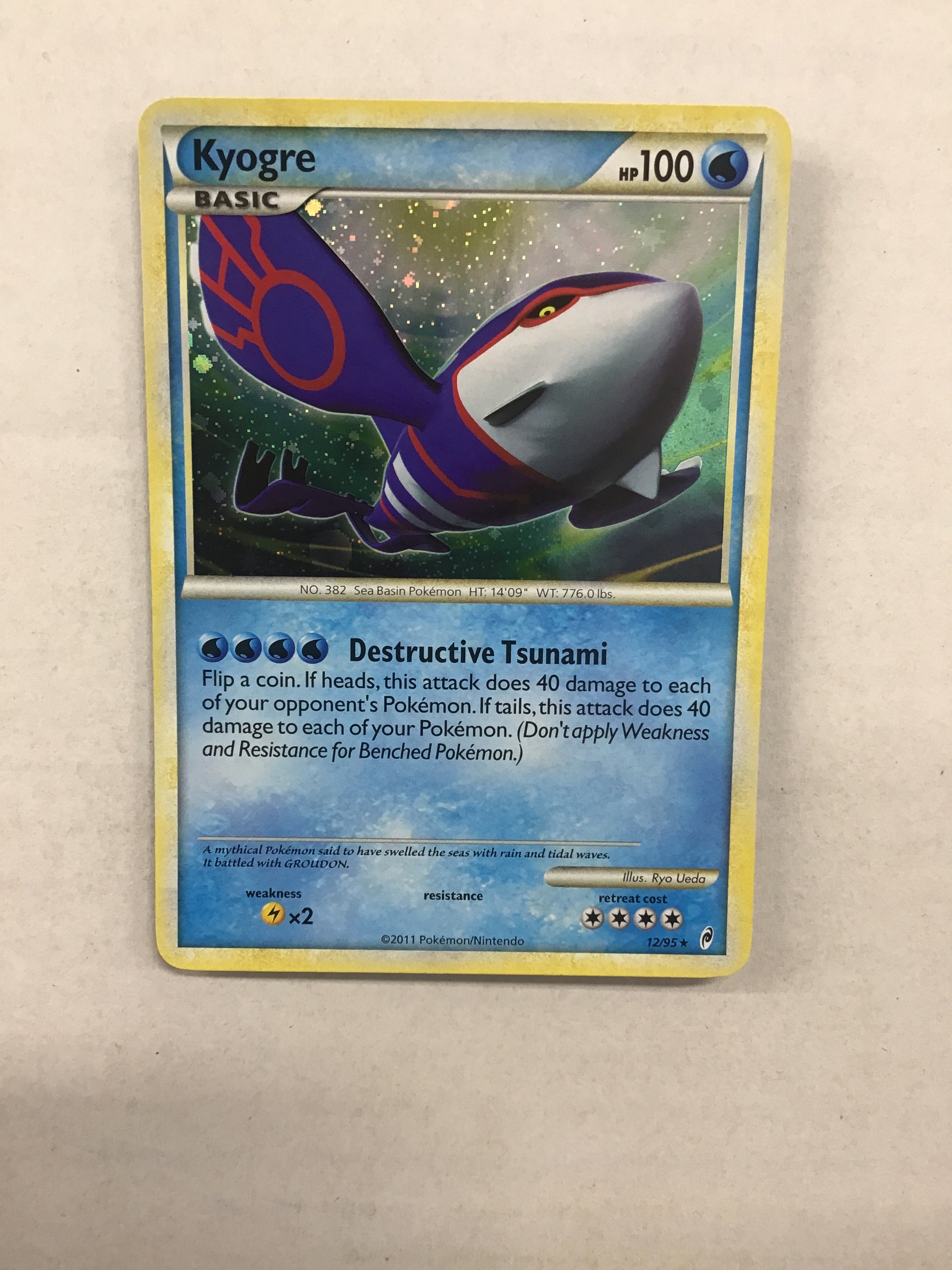 Pokémon TCG - Call of Legends Kyogre 12/95 NM