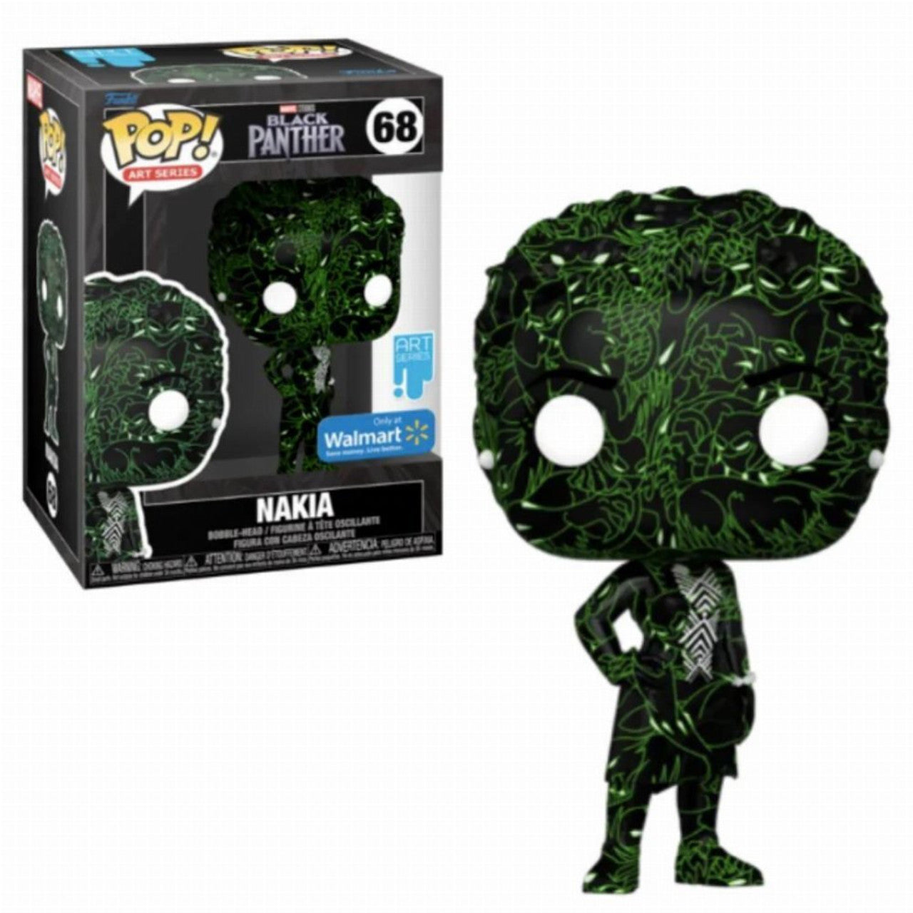 Funko Pop! Art Series Marvel Studios Black Panther Nakia #68 Walmart Exclusive