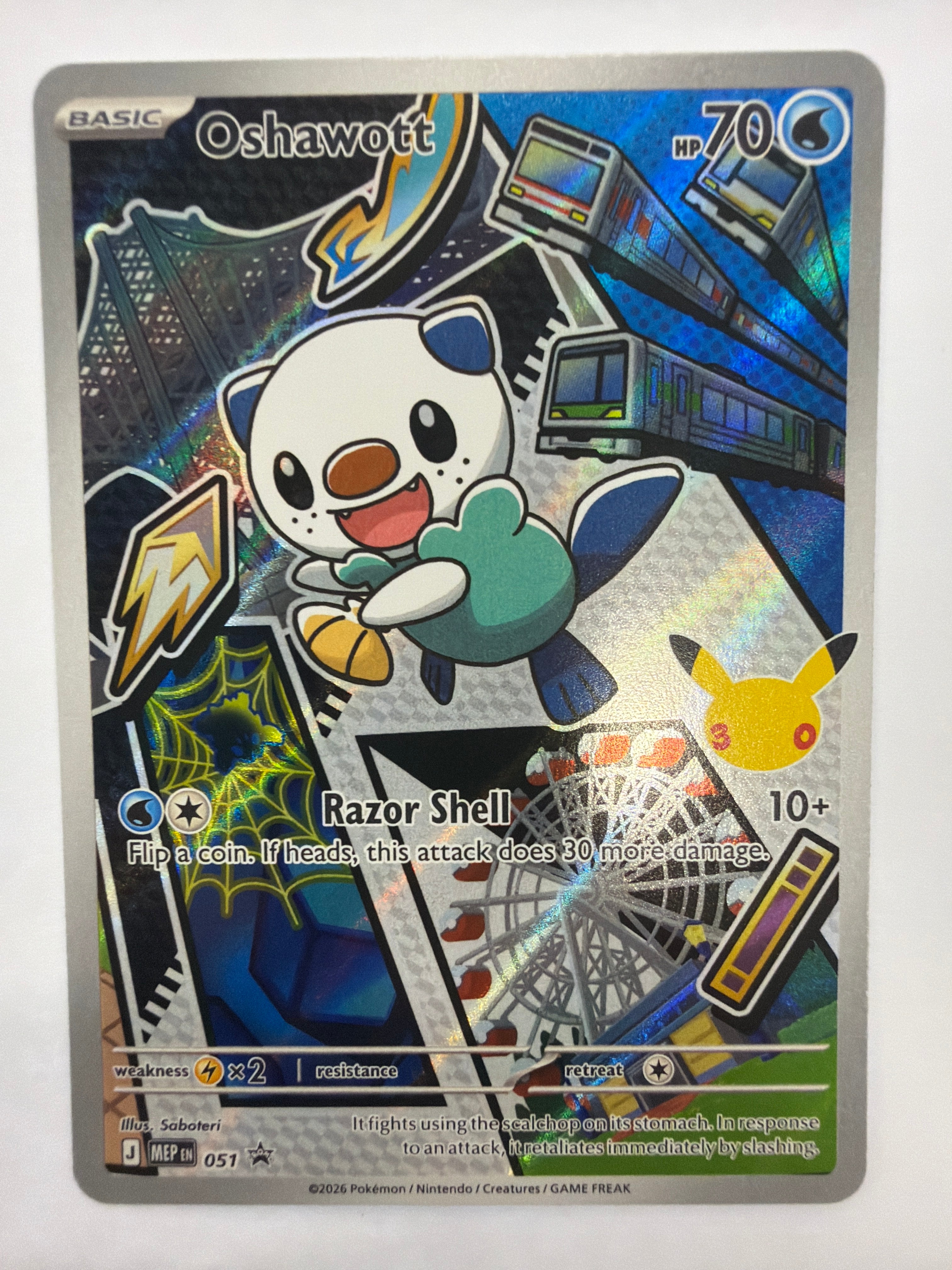Pokémon TCG - Mega Evolution Promo Oshawott 051 NM