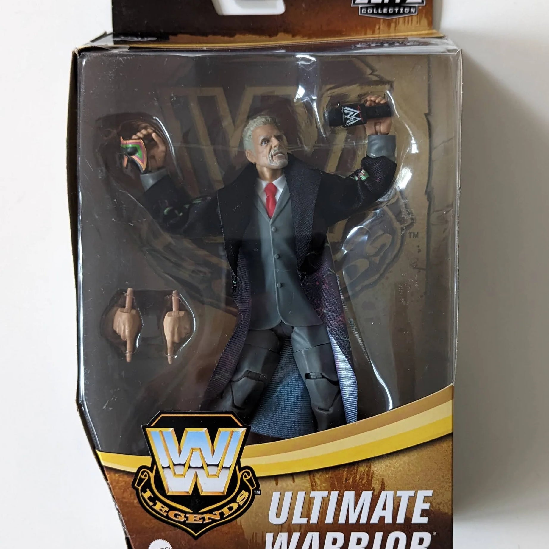 WWE Mattel Legends Series 8 Ultimate Warrior Action Figure