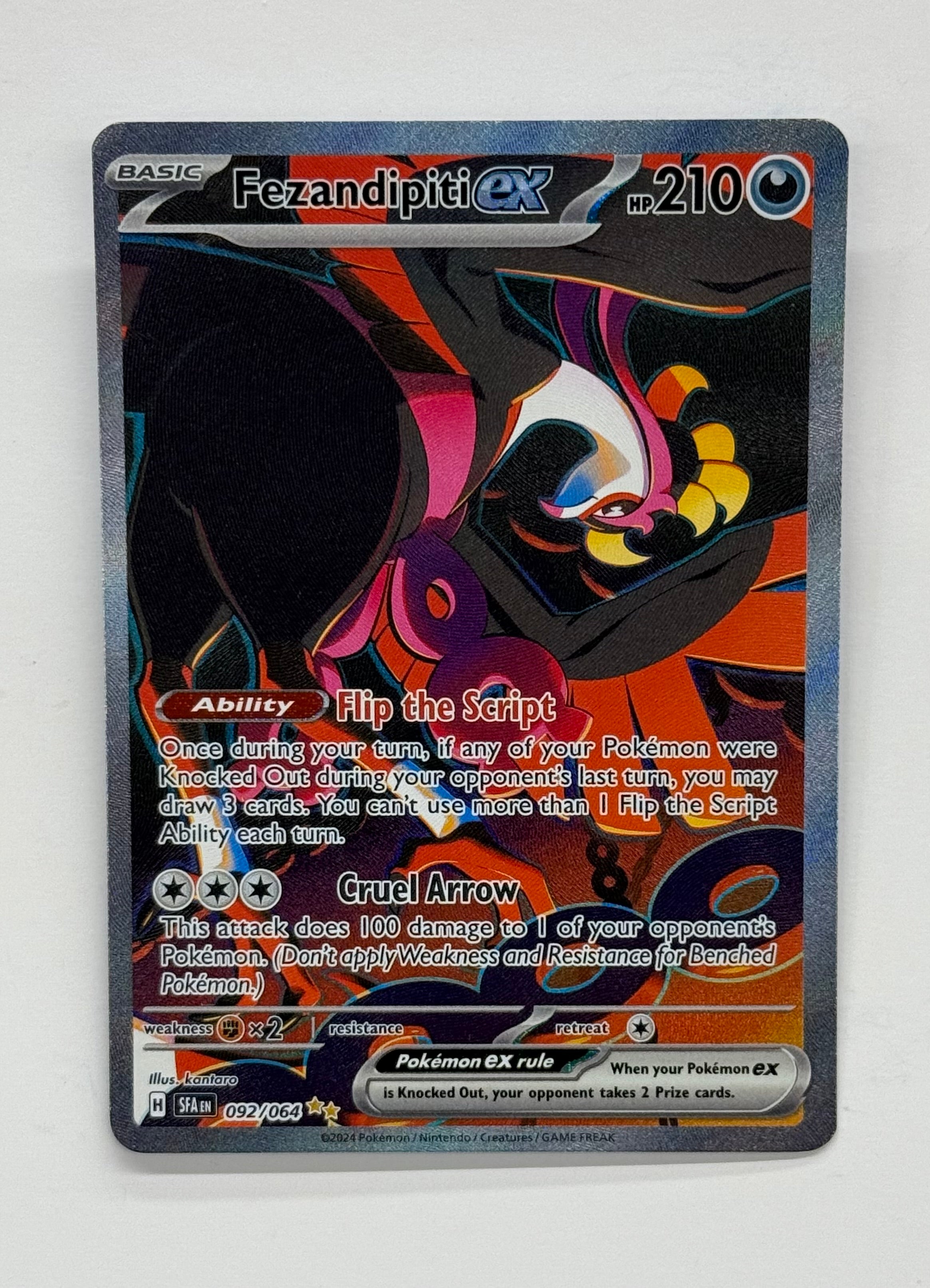Pokémon TCG - Shrouded Fable Fezandipiti EX 094/064 NM