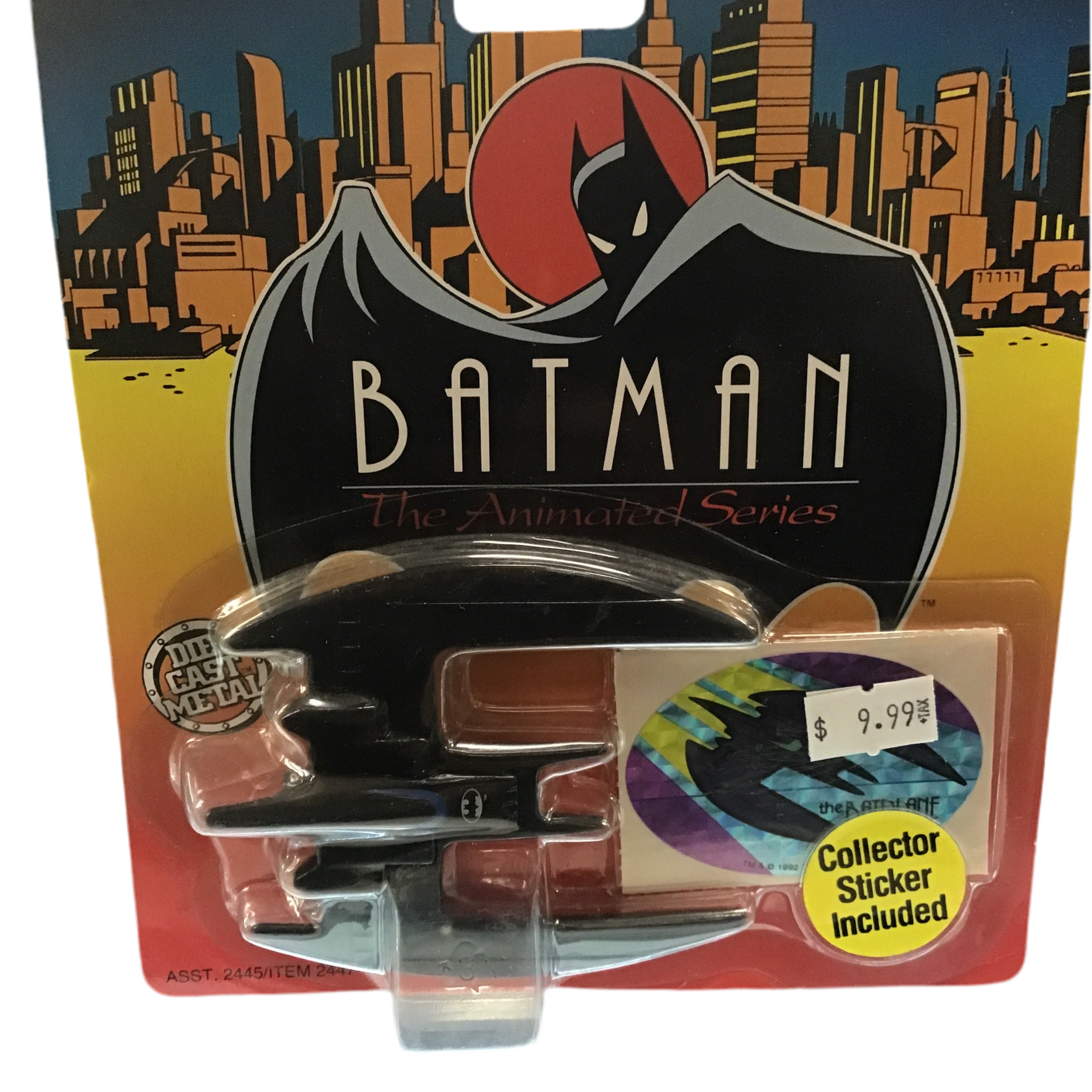 ERTL BATMAN The Animated Series batman batplane Figure