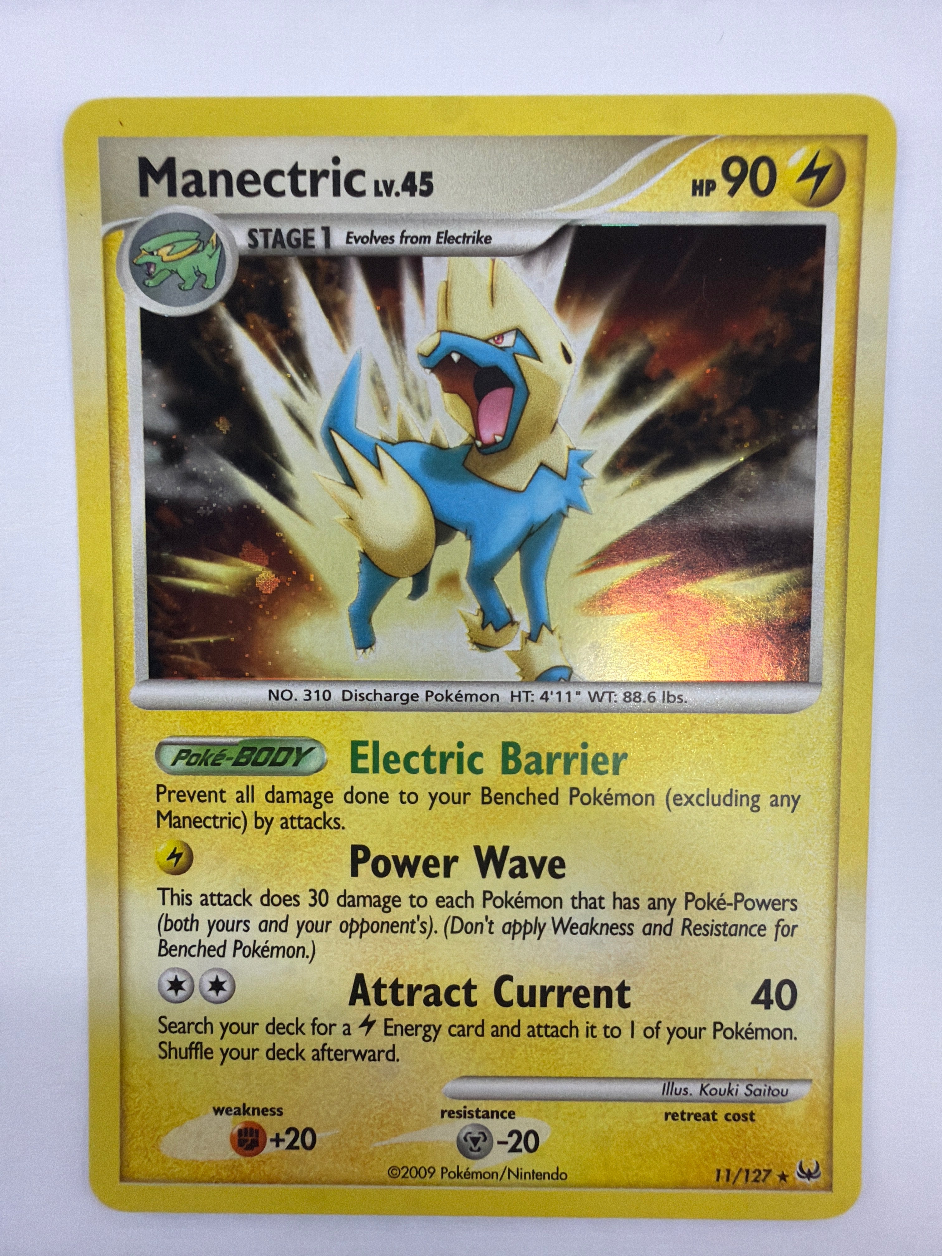 Pokémon TCG - Platinum Manectric 11/127 Holo NM