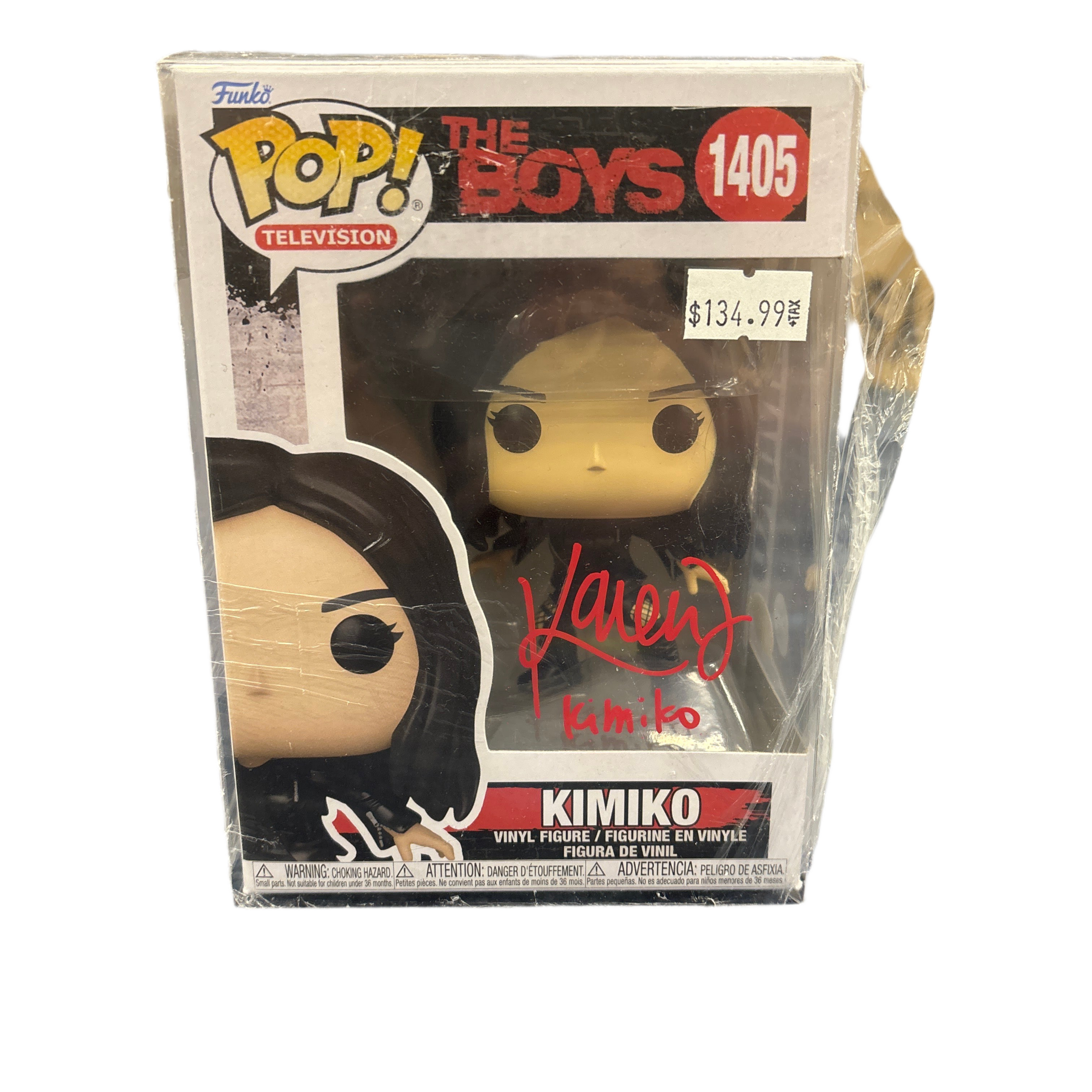 (SIGNED) Funko Pop! Television The Boys Kimiko #1405 JSA CERT