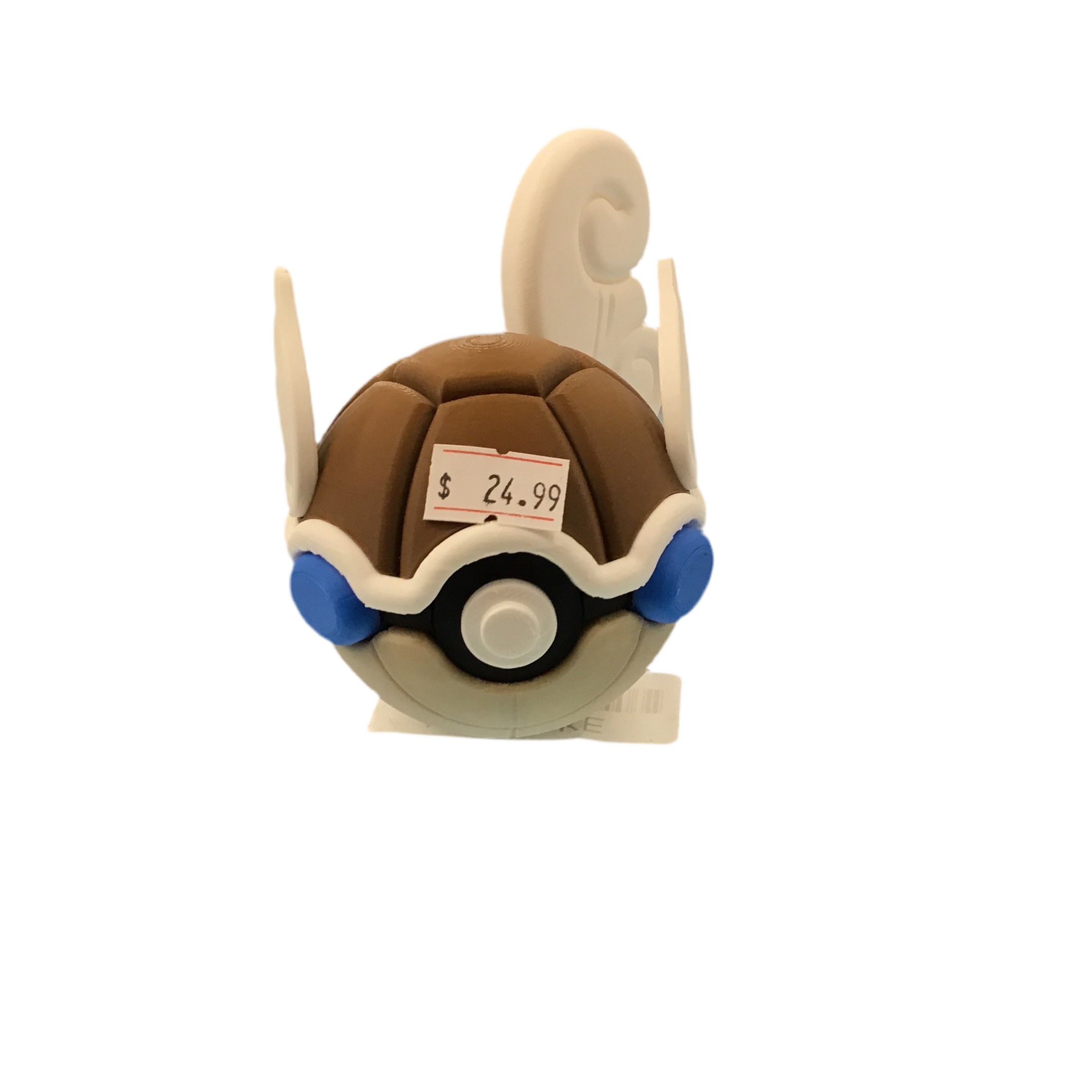 Custom 3D Printed Pokemon Ball Wartortle