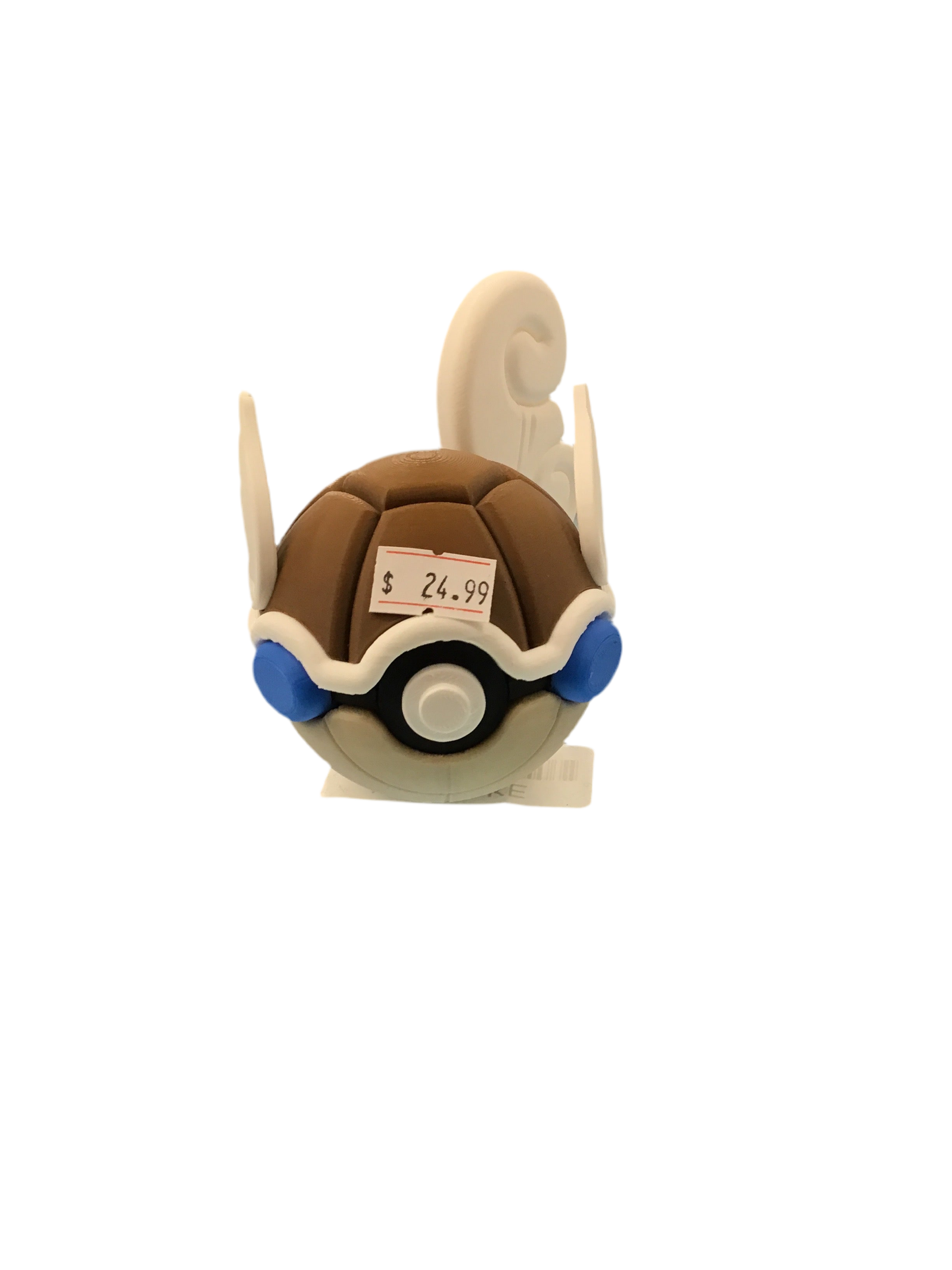 Custom 3D Printed Pokemon Ball Wartortle