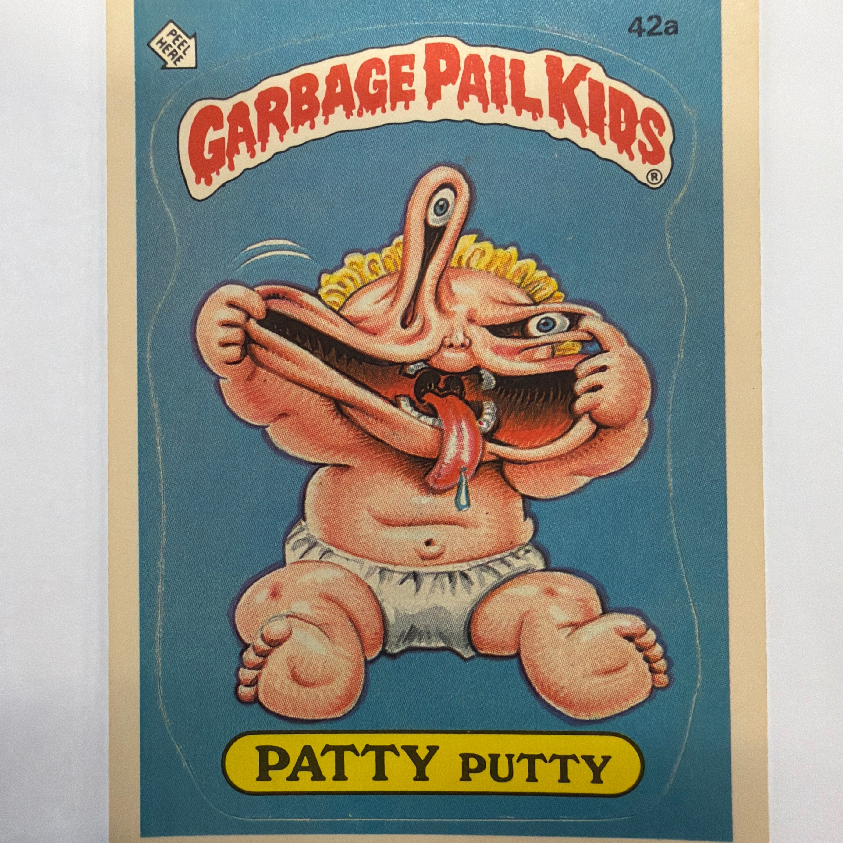 Garbage Pail Kids - 1985 Patty Putty #42a