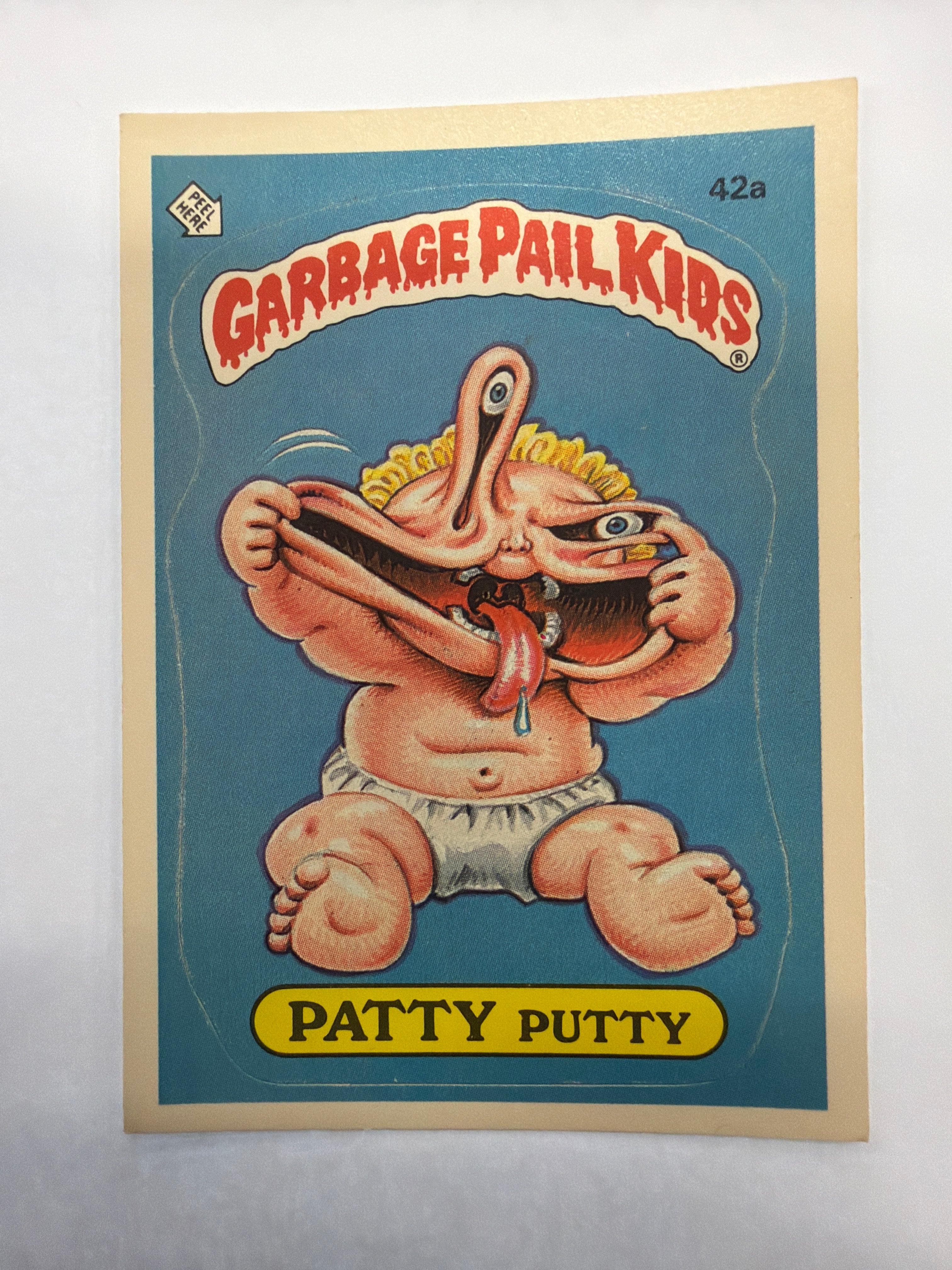 Garbage Pail Kids - 1985 Patty Putty #42a