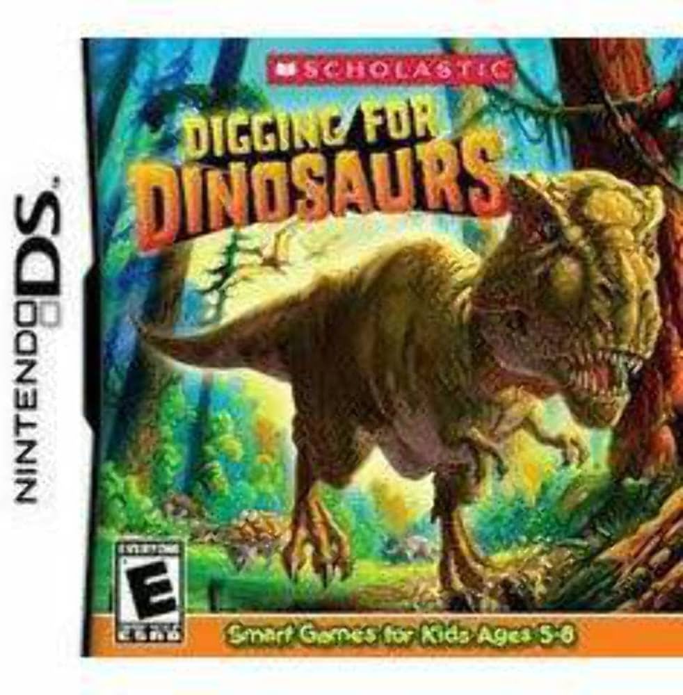 Nintendo DS Scholastic Digging For Dinosaurs Video Game Sealed